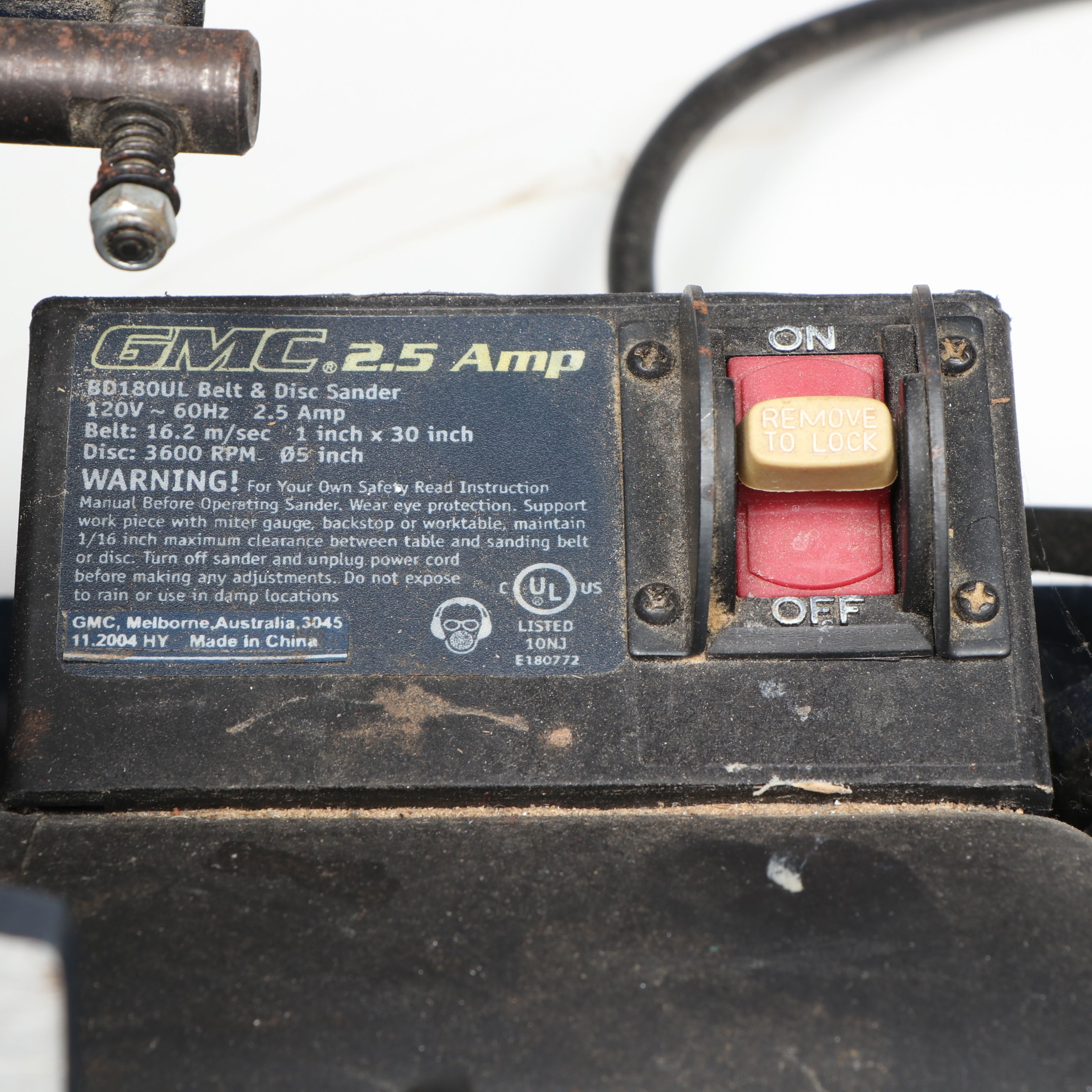 GMC Belt and Disk Sander