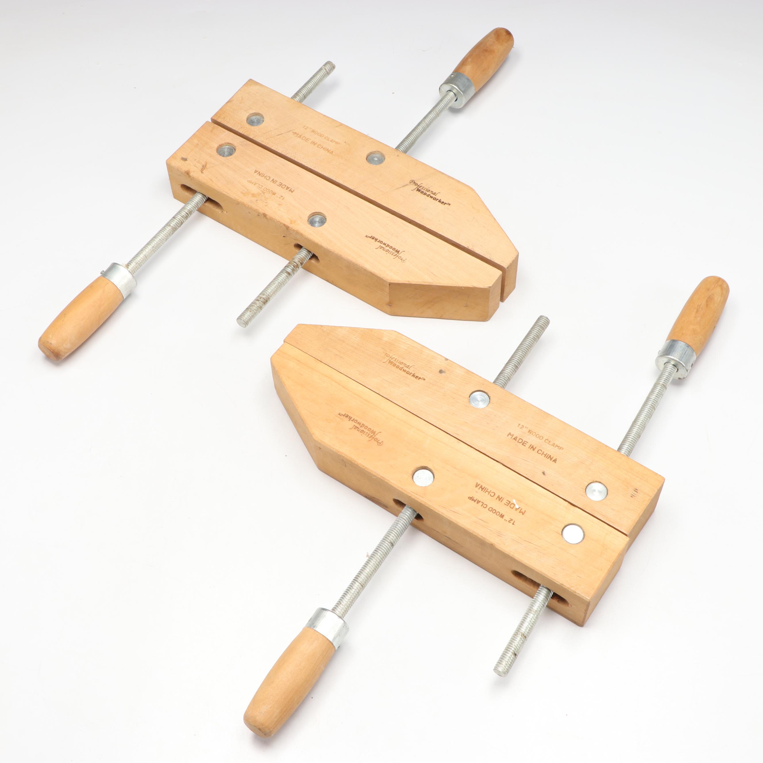 Professional Carpentry Wood Clamps and Other Cast Metal Clamps