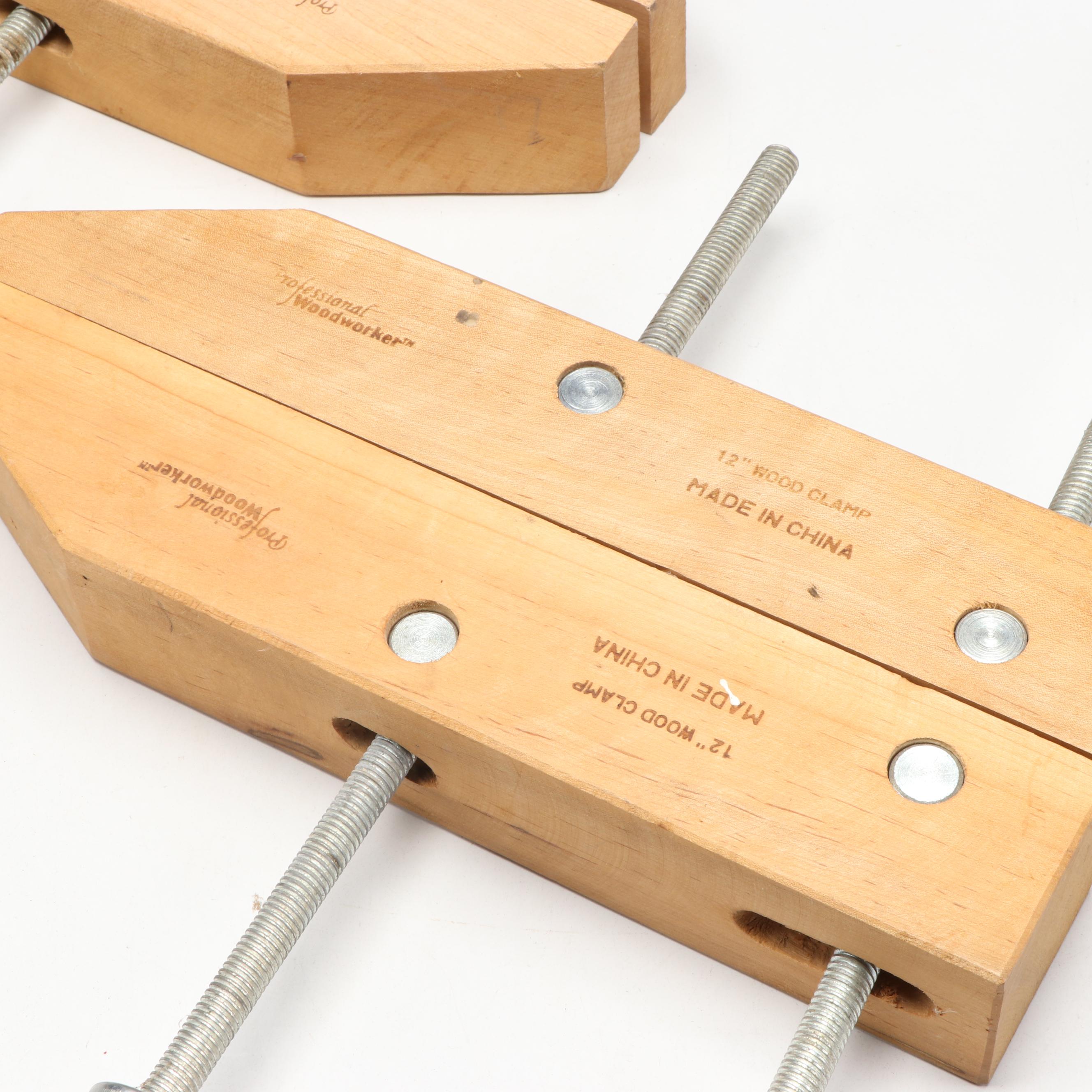 Professional Carpentry Wood Clamps and Other Cast Metal Clamps