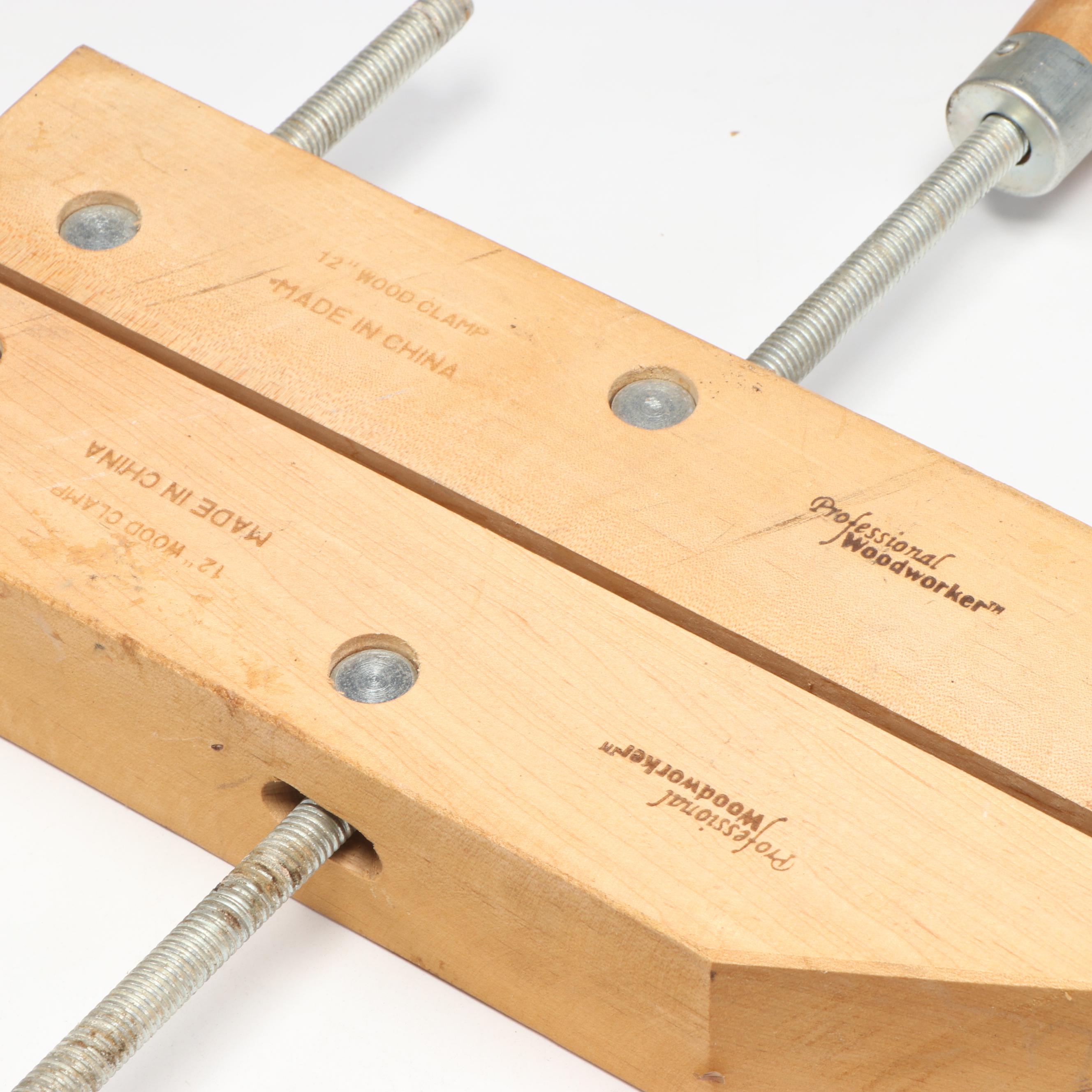 Professional Carpentry Wood Clamps and Other Cast Metal Clamps