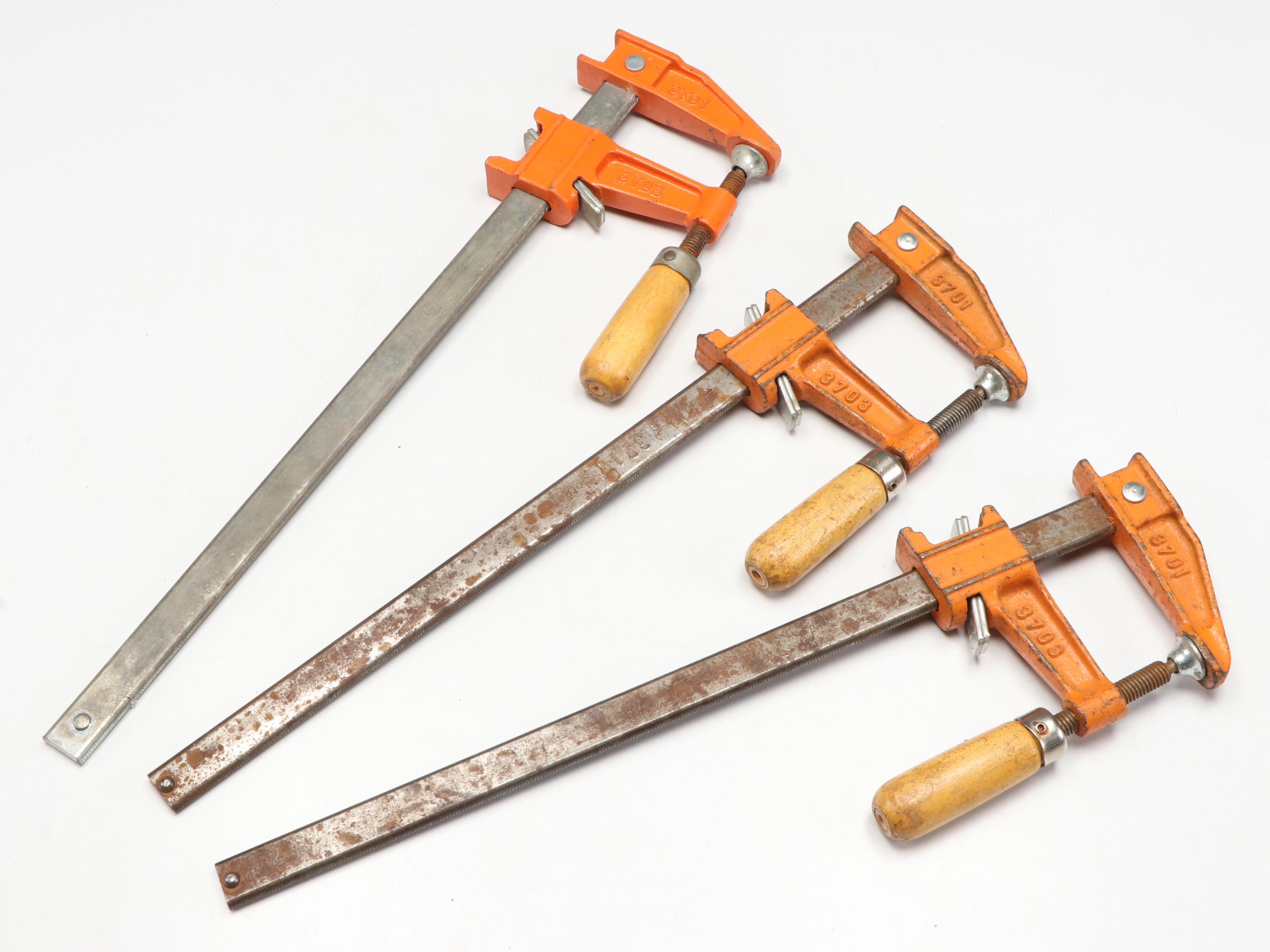 Professional Carpentry Wood Clamps and Other Cast Metal Clamps