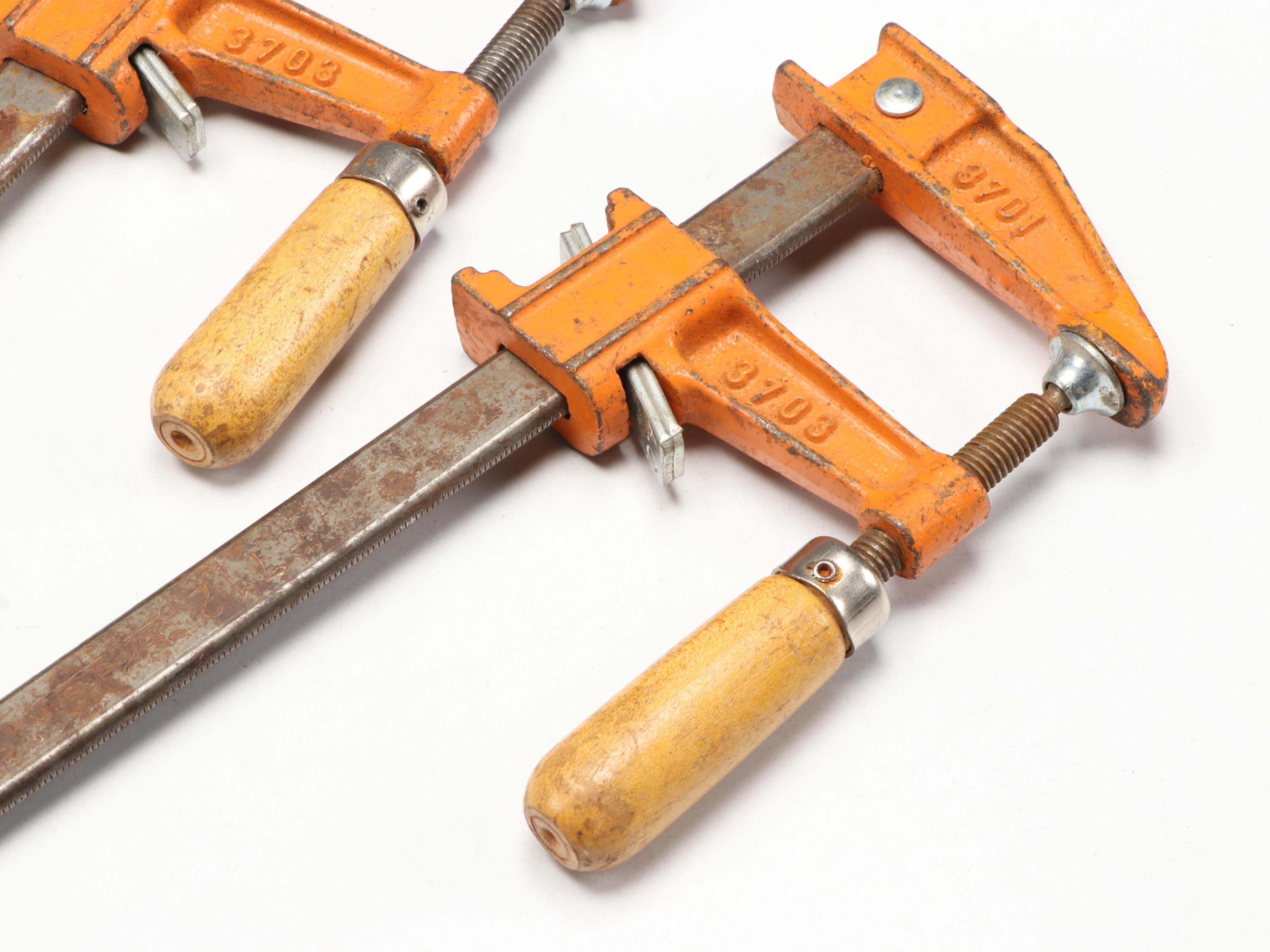 Professional Carpentry Wood Clamps and Other Cast Metal Clamps