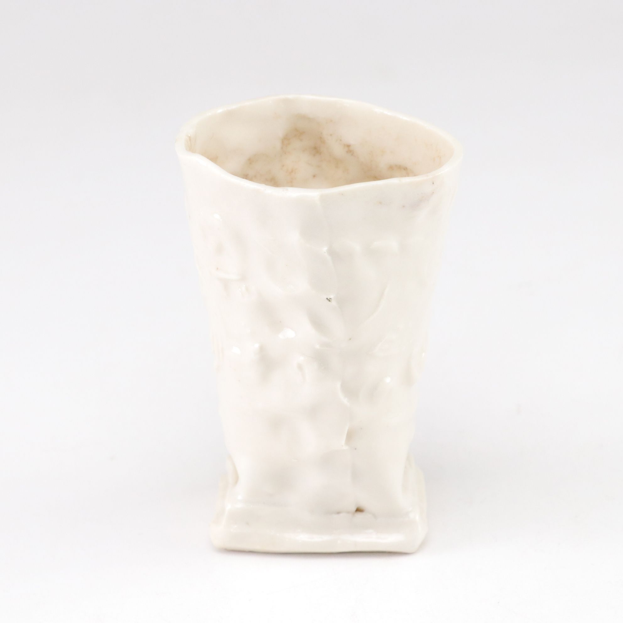 USA Pottery Hand Vase, Cream Colored Urn & Other Ceramics, Vintage