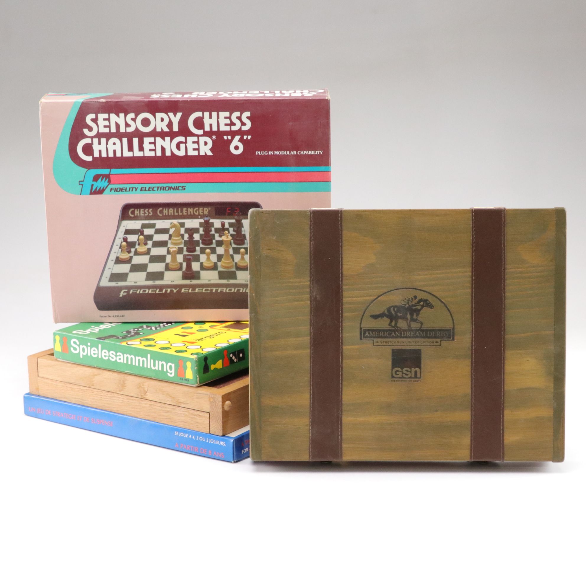 "American Dream Derby" with "Sensory Chess Challenger" and More Board Games