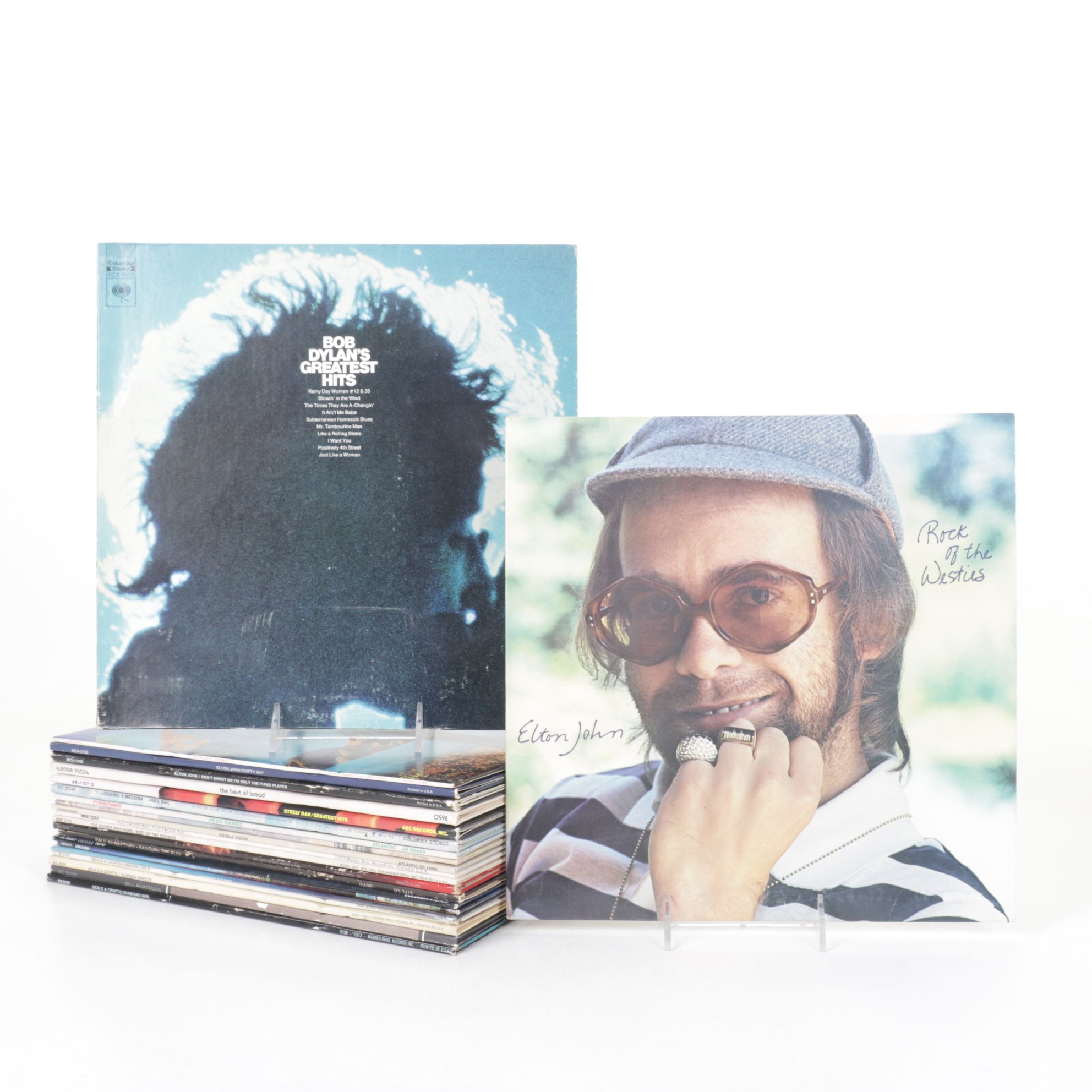Bob Dylan, Elton John, The Doobie Brothers and More Rock Vinyl Record Albums