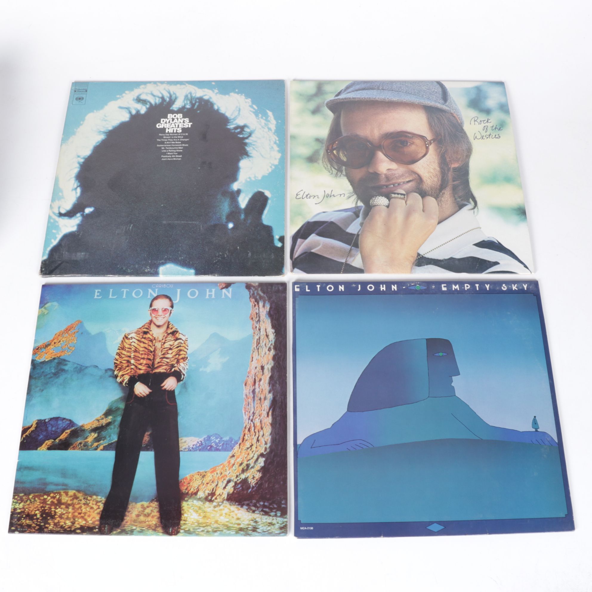 Bob Dylan, Elton John, The Doobie Brothers and More Rock Vinyl Record Albums