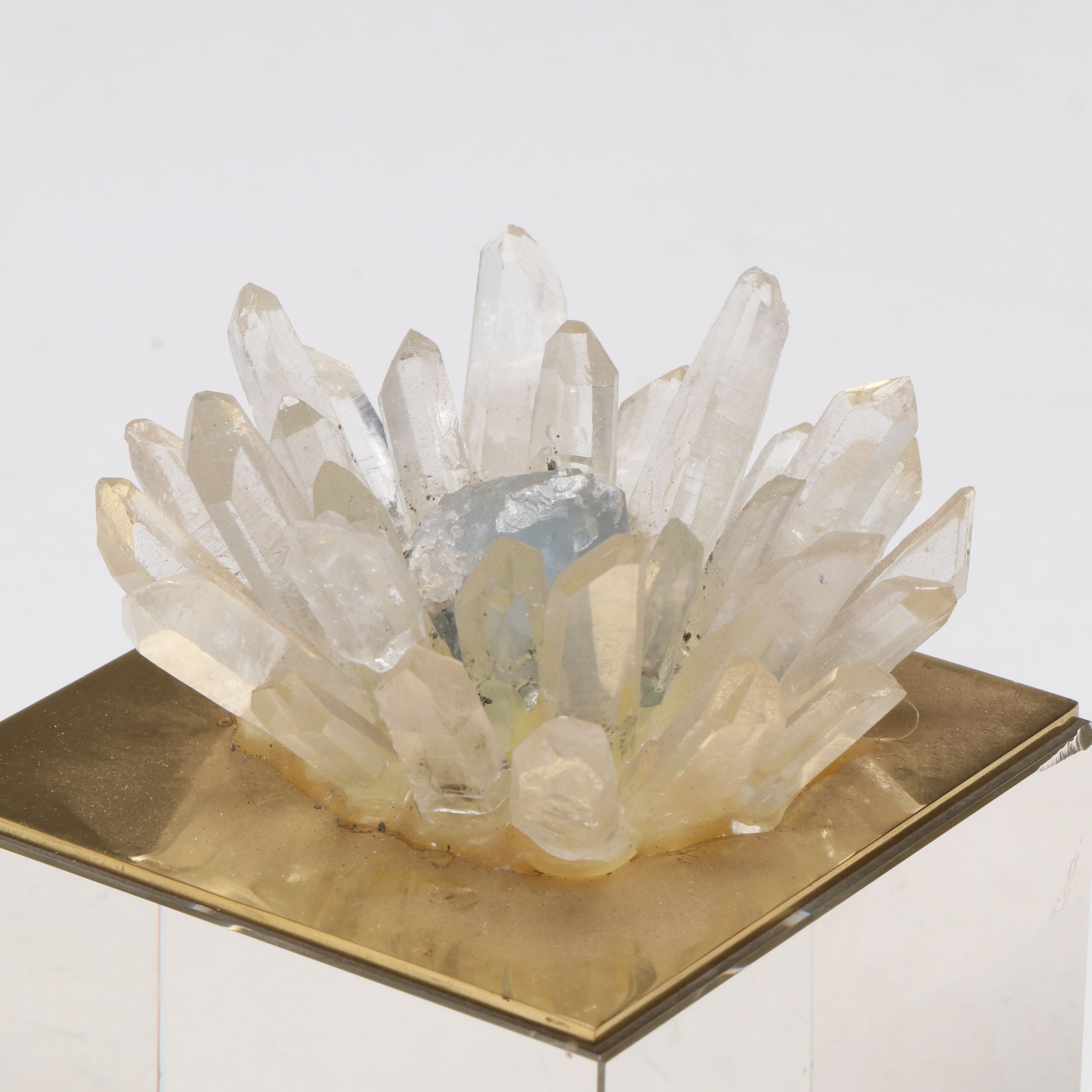 Contemporary Crystal Quartz, Celestine and Selenite Wand Assemblages