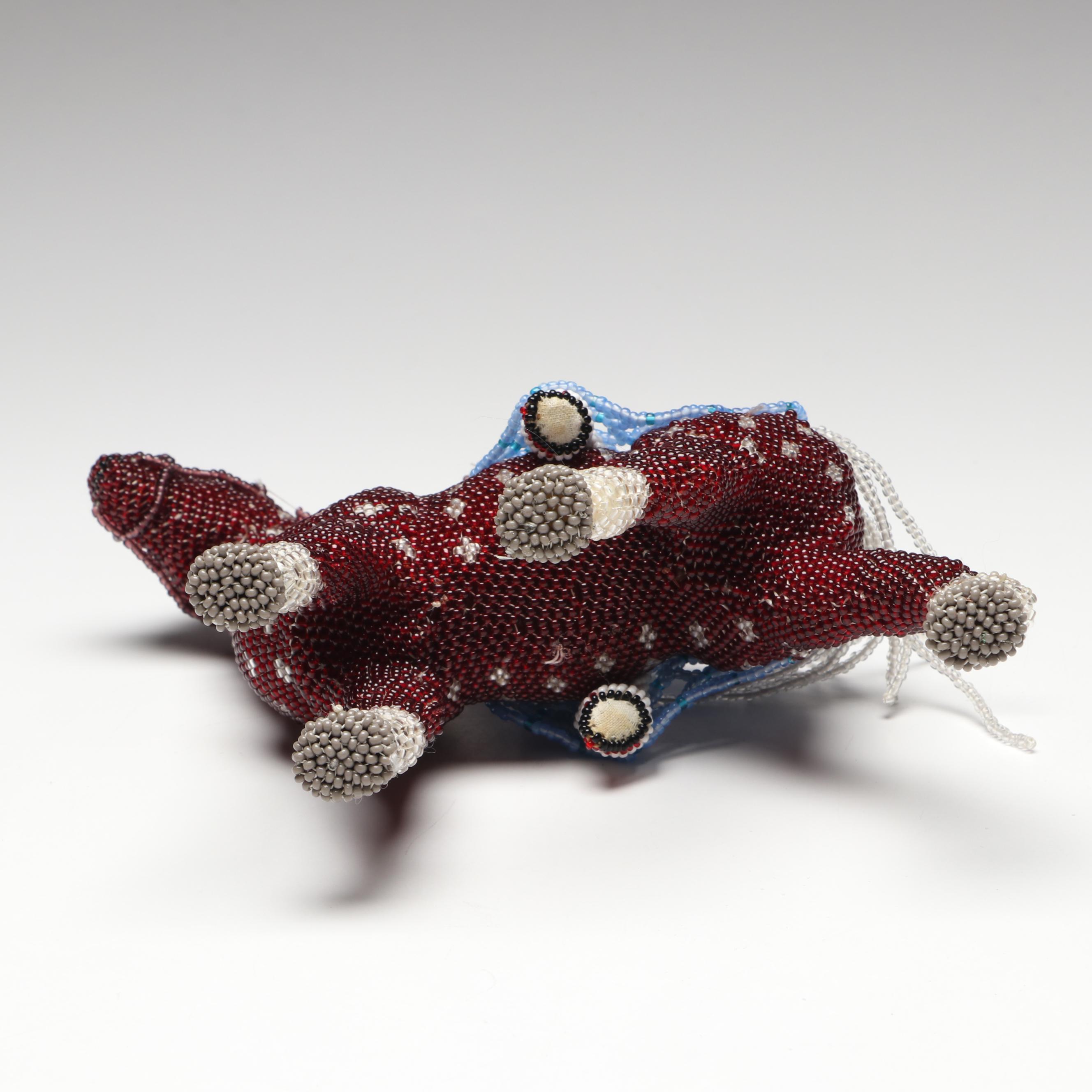 Zuni Style Beadwork Horse and Rider