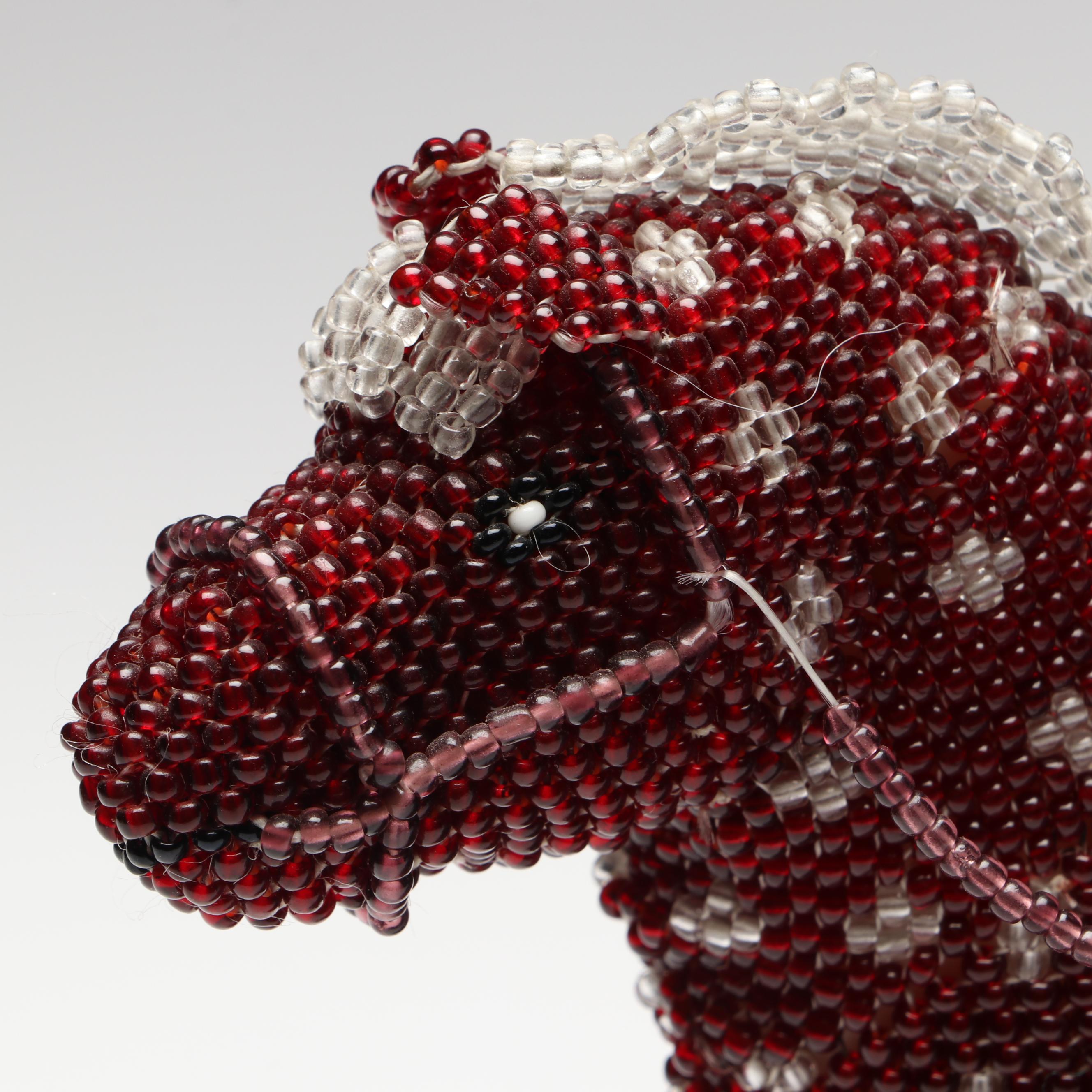 Zuni Style Beadwork Horse and Rider