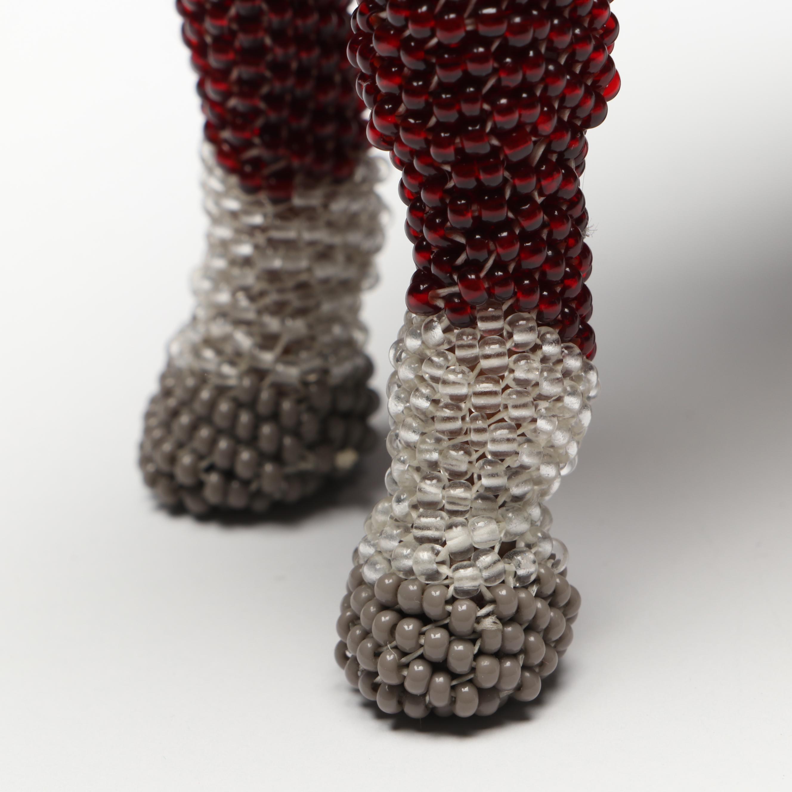 Zuni Style Beadwork Horse and Rider