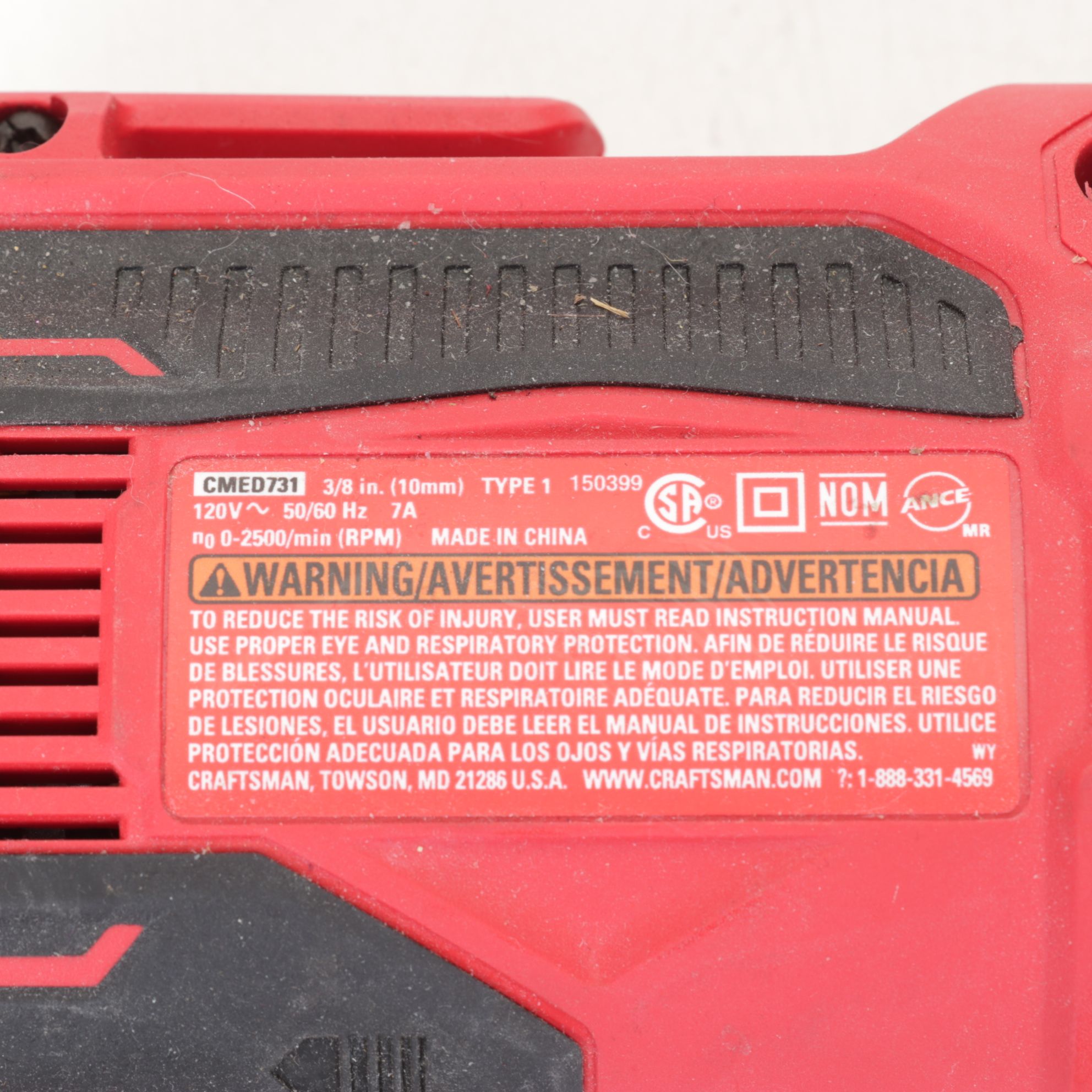 Craftsman 7 Amp 3/8" Drill & Driver with Bits