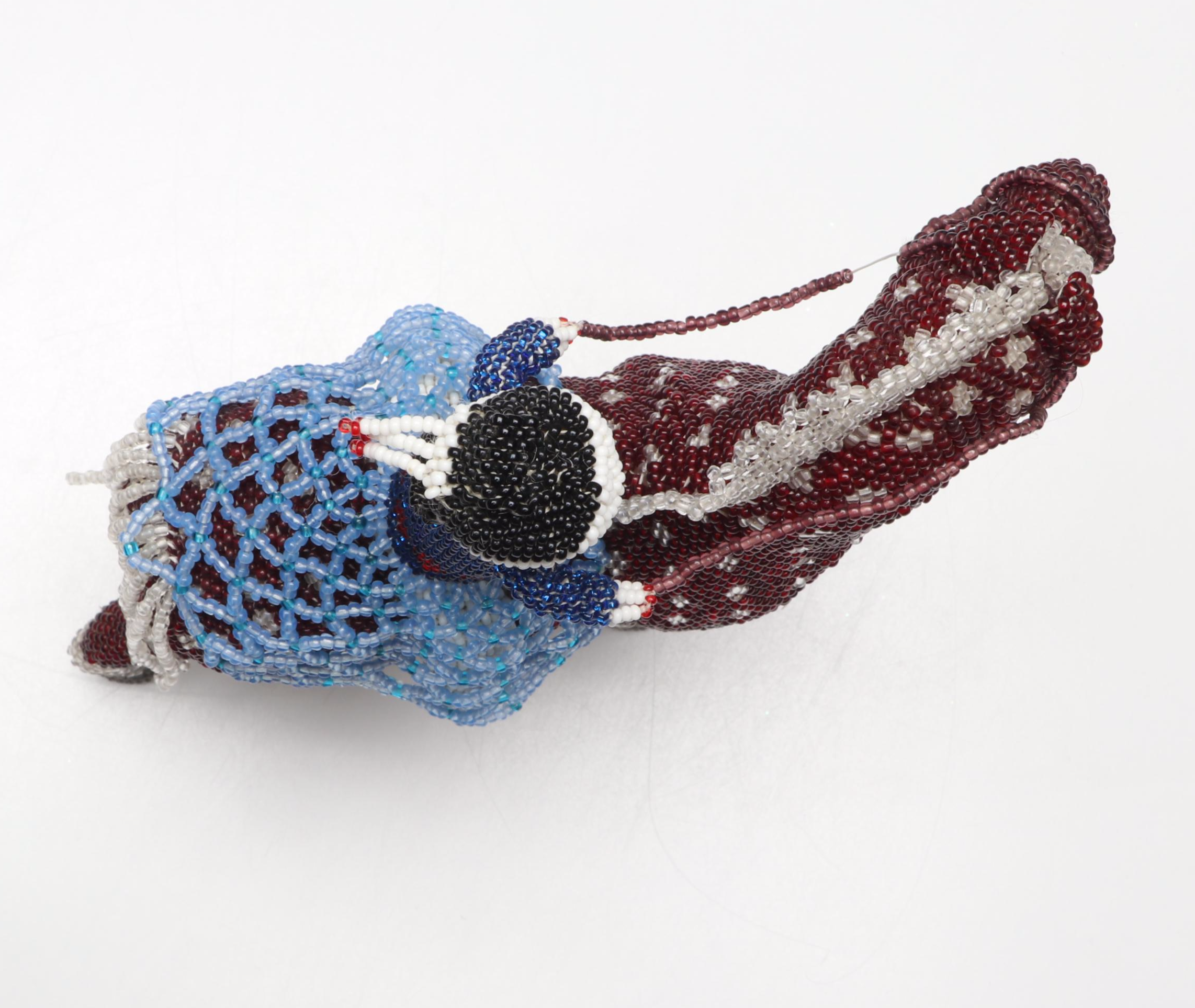 Zuni Style Beadwork Horse and Rider