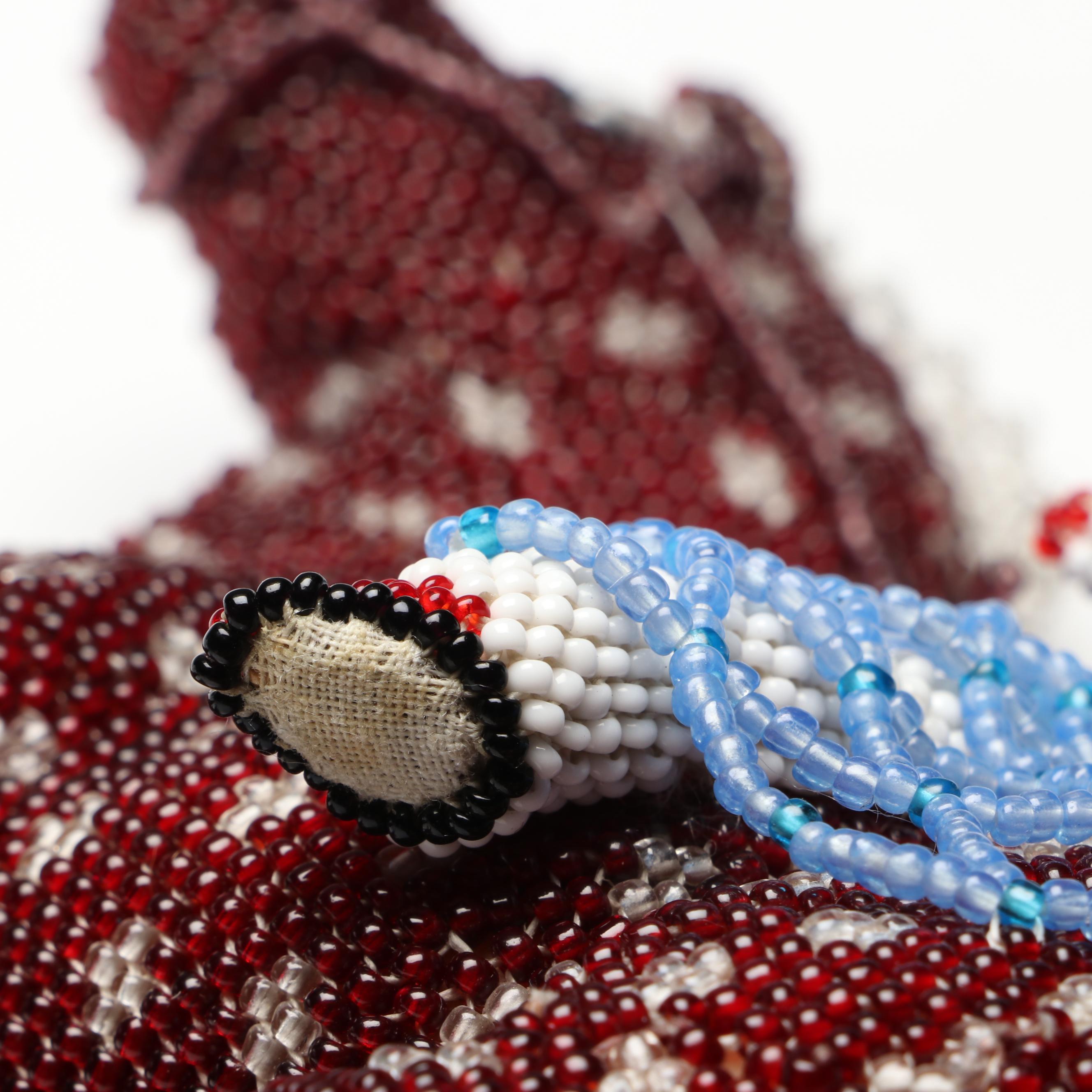 Zuni Style Beadwork Horse and Rider