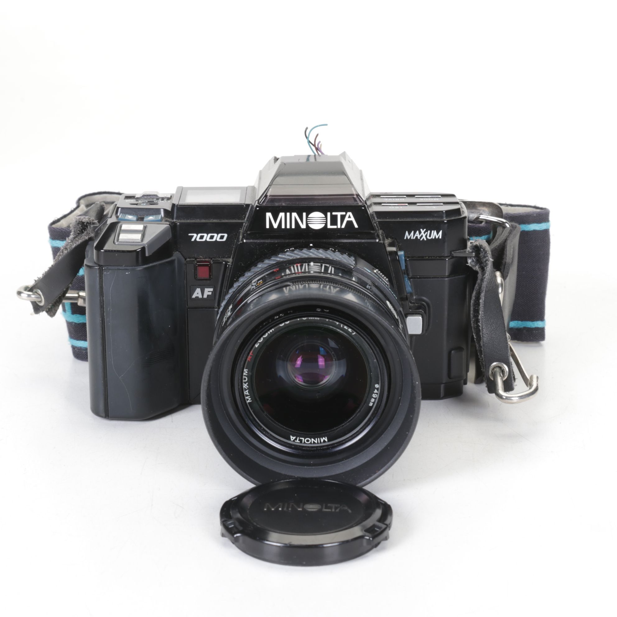 Minolta Maxxum 7000 35mm Camera with Accessories & Bag