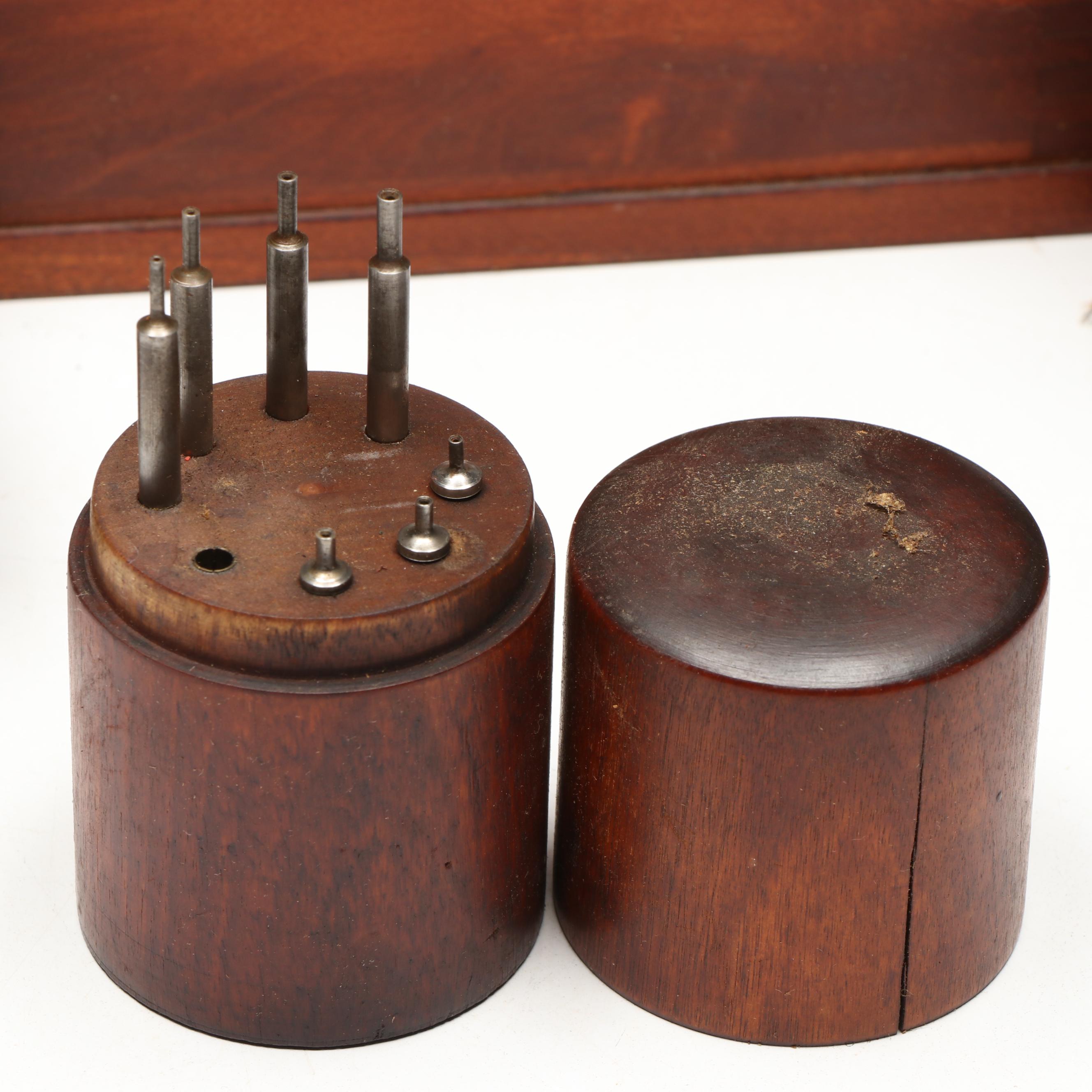 Letter, Leather and Other Punches, Files and More in Handcrafted Wooden Cases