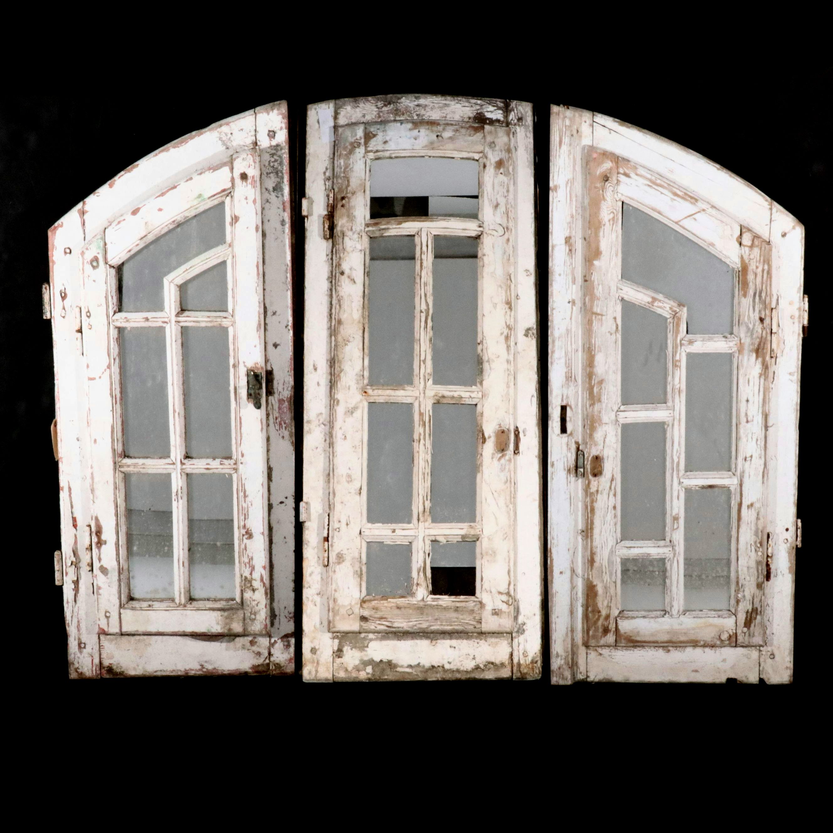 Architectural Salvage Three-Part Dormer Window Frame