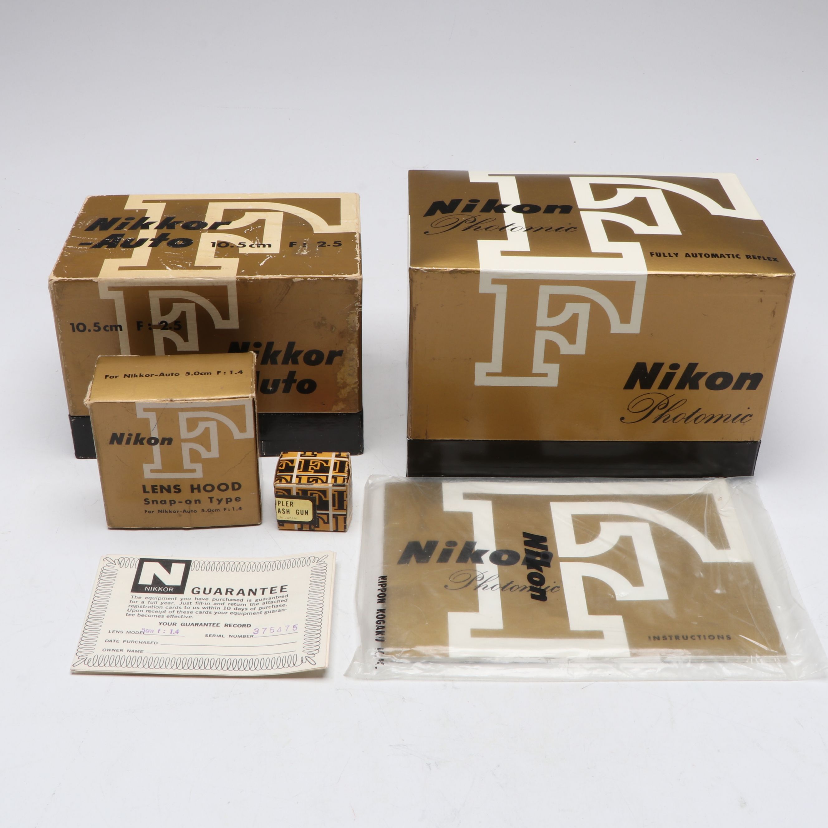 Nikon NIKKOR-S Still Camera with Extension Lens, Mid to Late 20th Century