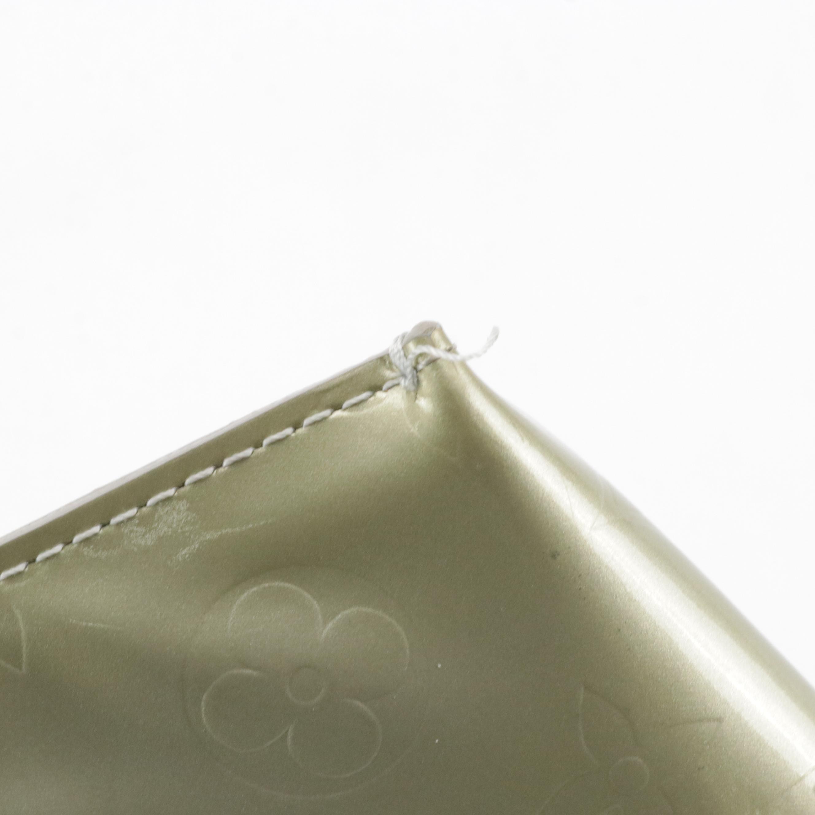 Louis Vuitton Reade PM Handbag in Monogram Vernis and Vachetta Leather