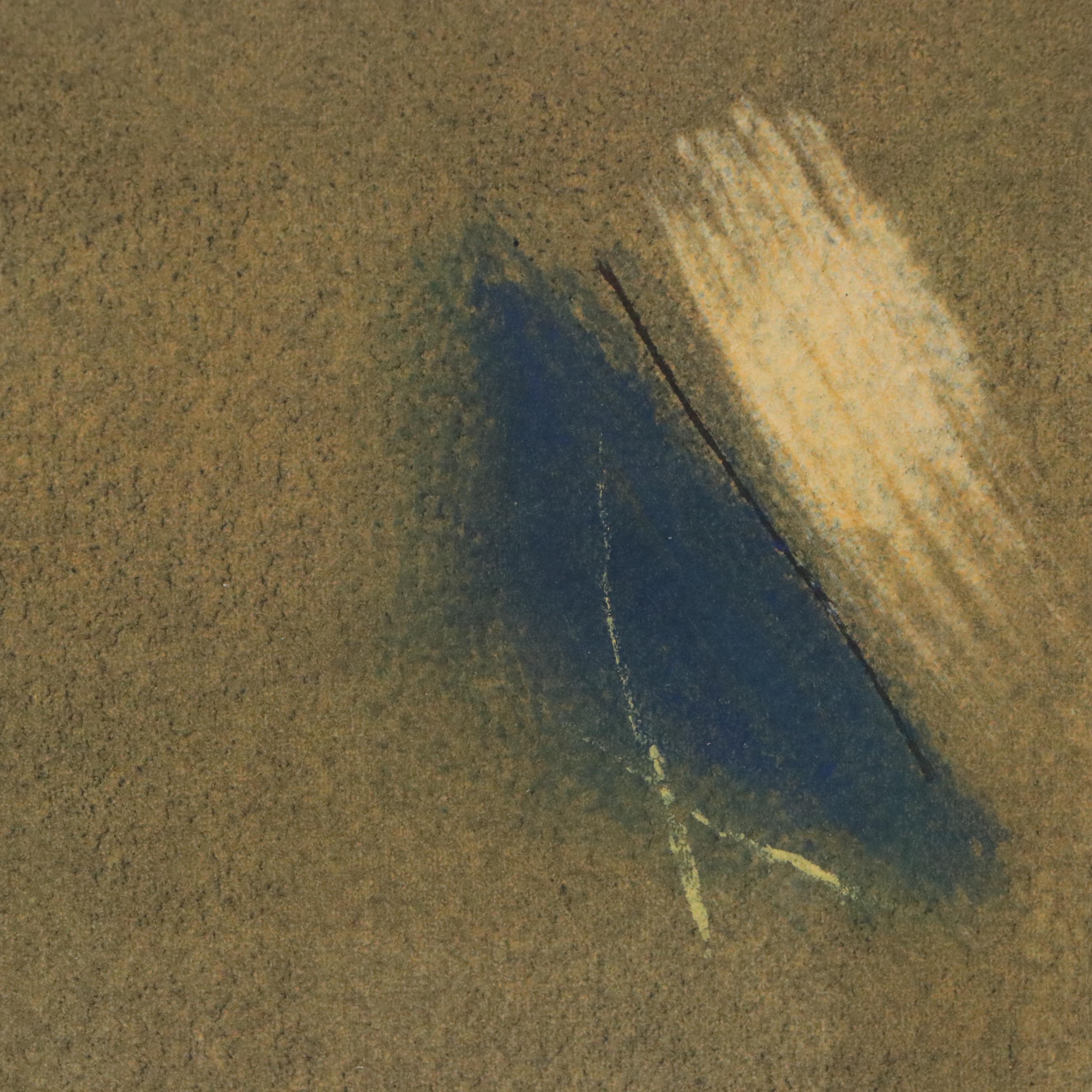 Barbara Bouman Jay Abstract Monotype Relief Print, 21st Century