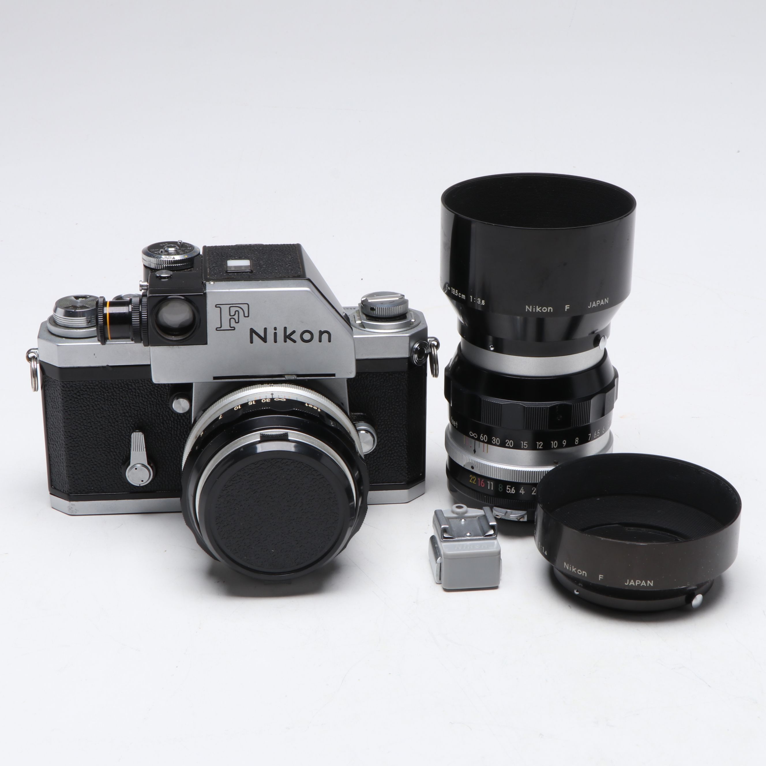 Nikon NIKKOR-S Still Camera with Extension Lens, Mid to Late 20th Century