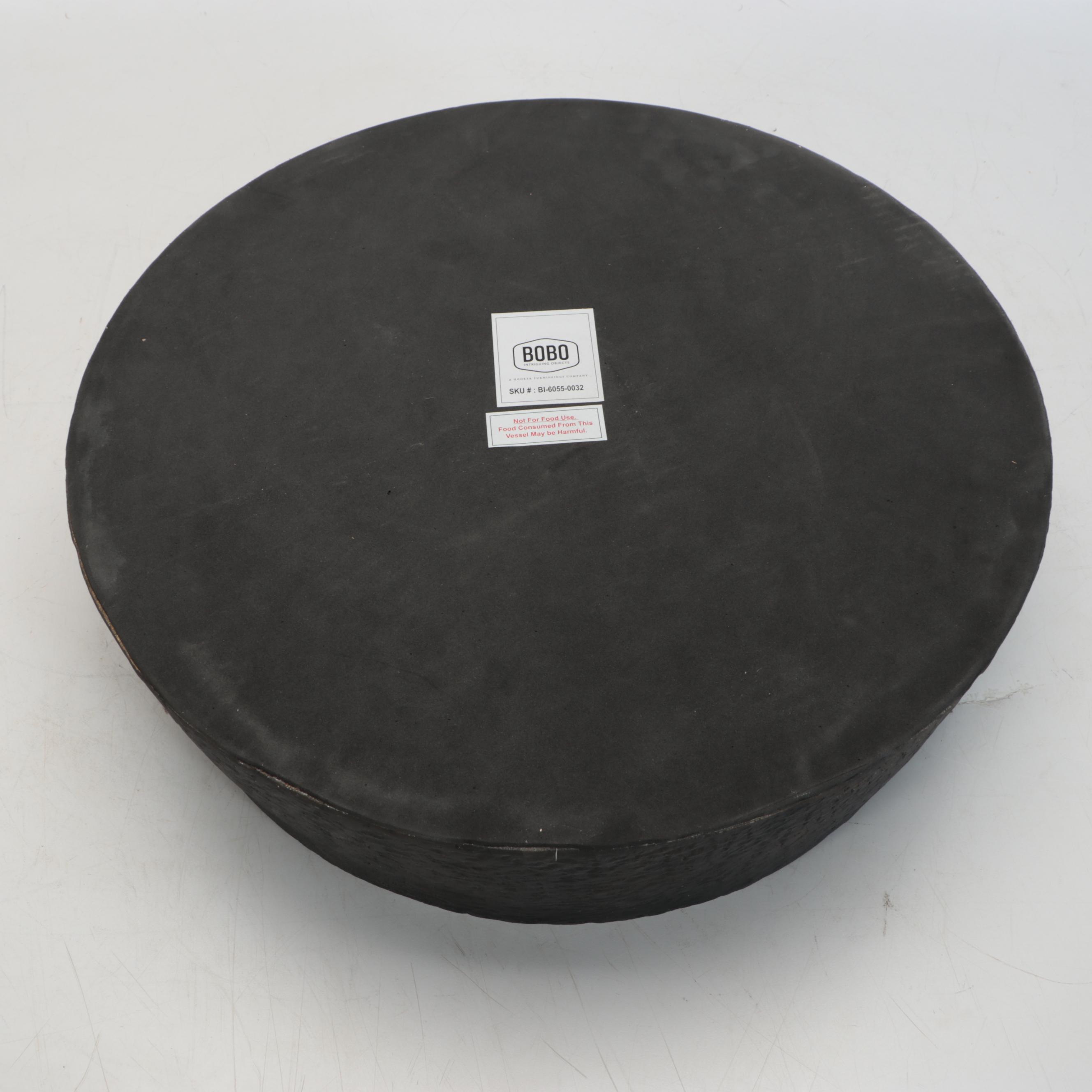 Bobo Intriguing Objects Black Ceramic Bowl