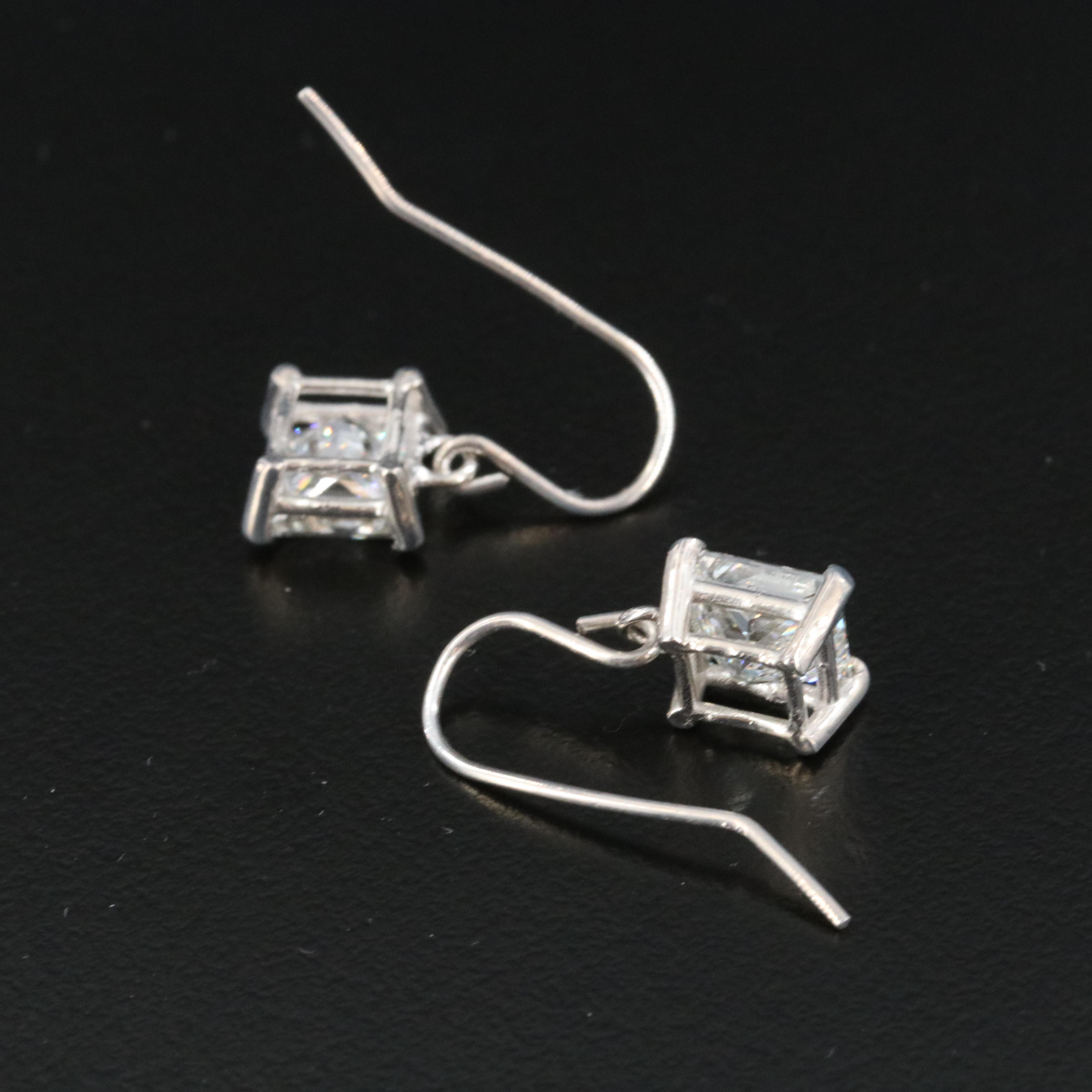 14K 3.62 CTW Lab Grown Diamond Earrings with IGI Reports