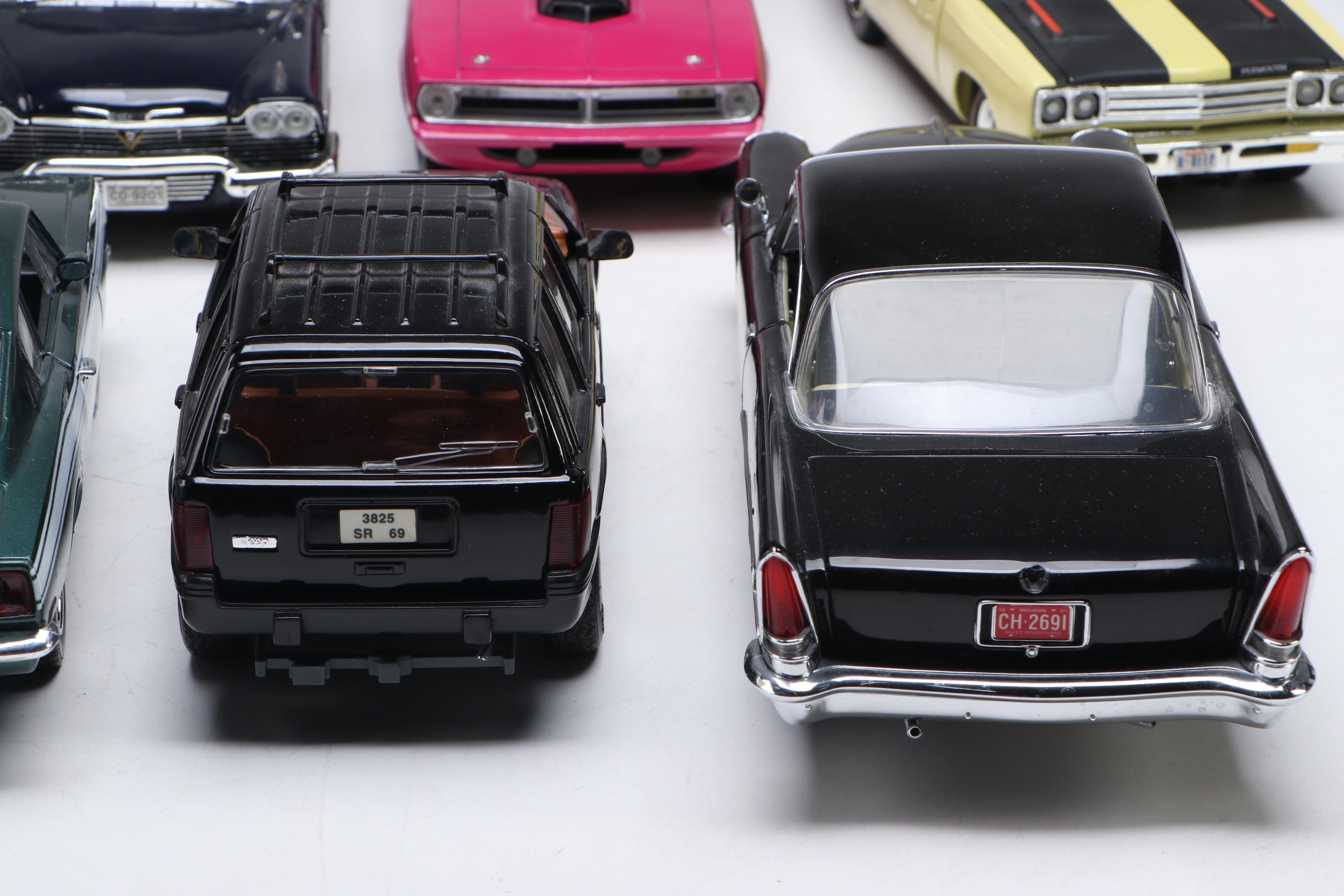 Jeep Grand Cherokee, 1957 Chrysler, and Other Scale Model Diecast Cars