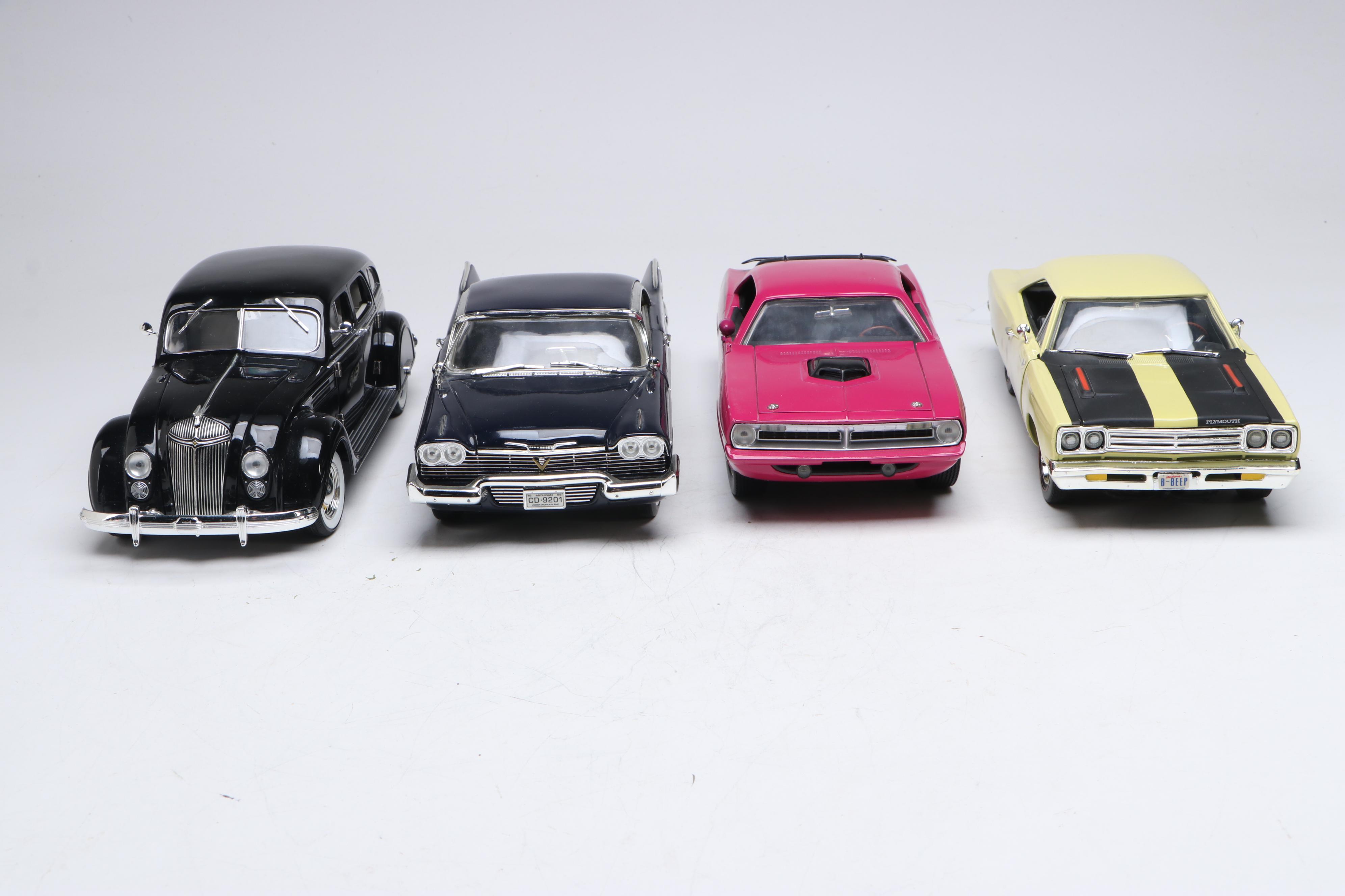 Jeep Grand Cherokee, 1957 Chrysler, and Other Scale Model Diecast Cars
