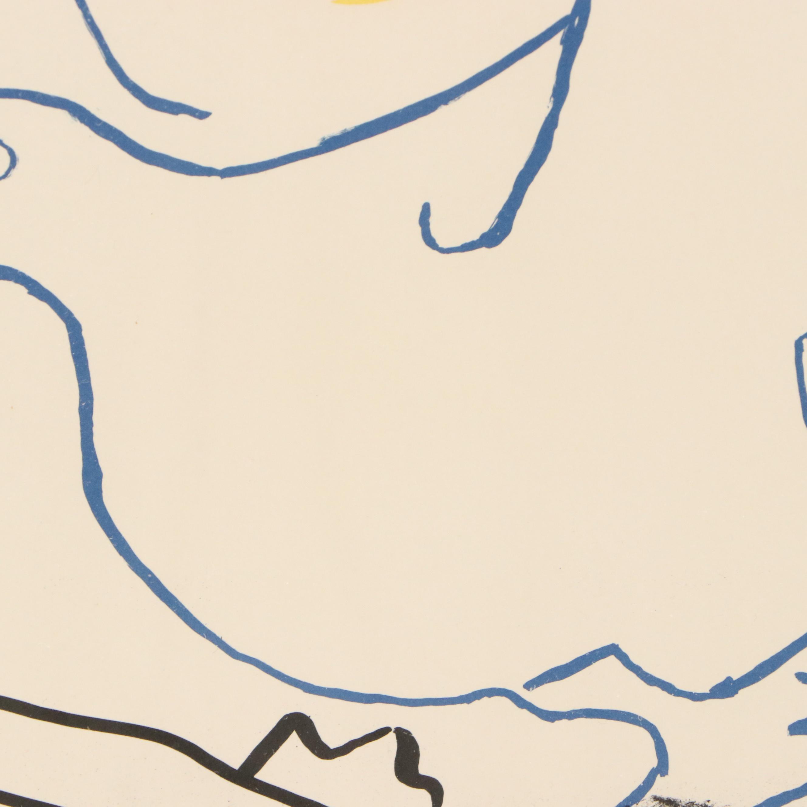 After Pablo Picasso Lithograph "Dove of the Future," 1962