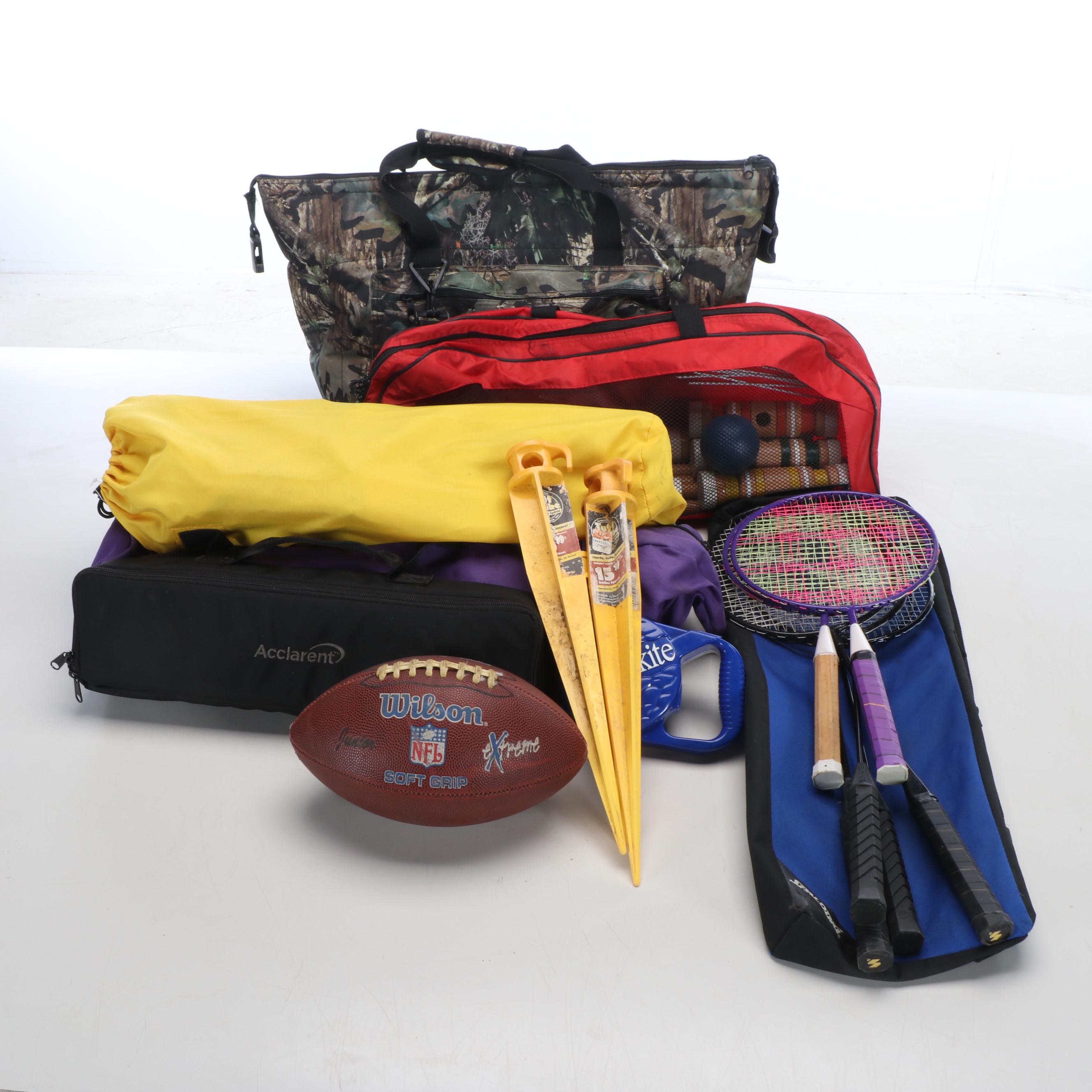 Child's Size Folding Camp Chairs, Croquet Set, and More Outdoor Equipment