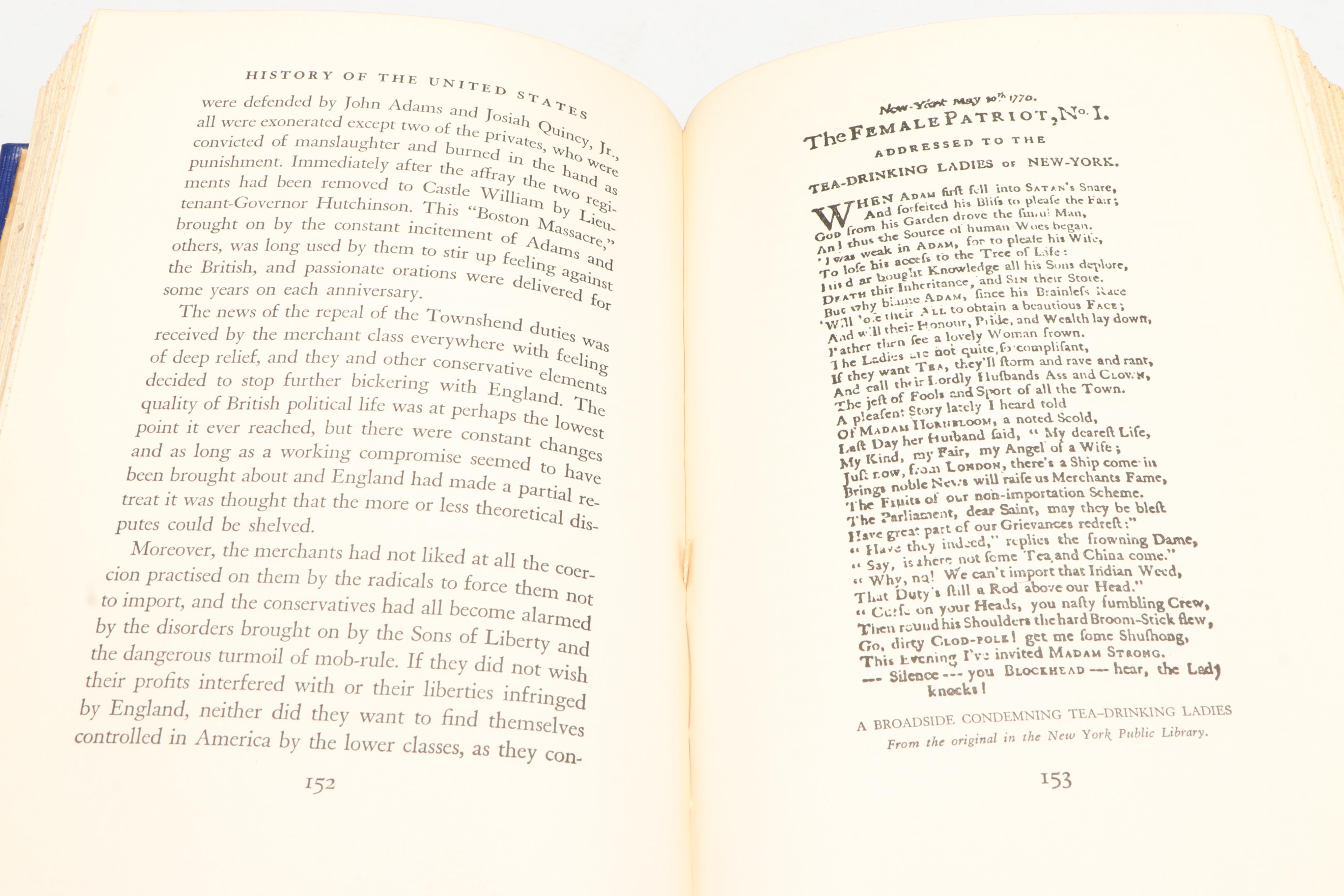 "The March of Democracy" Partial Set by James Truslow Adams, 1933