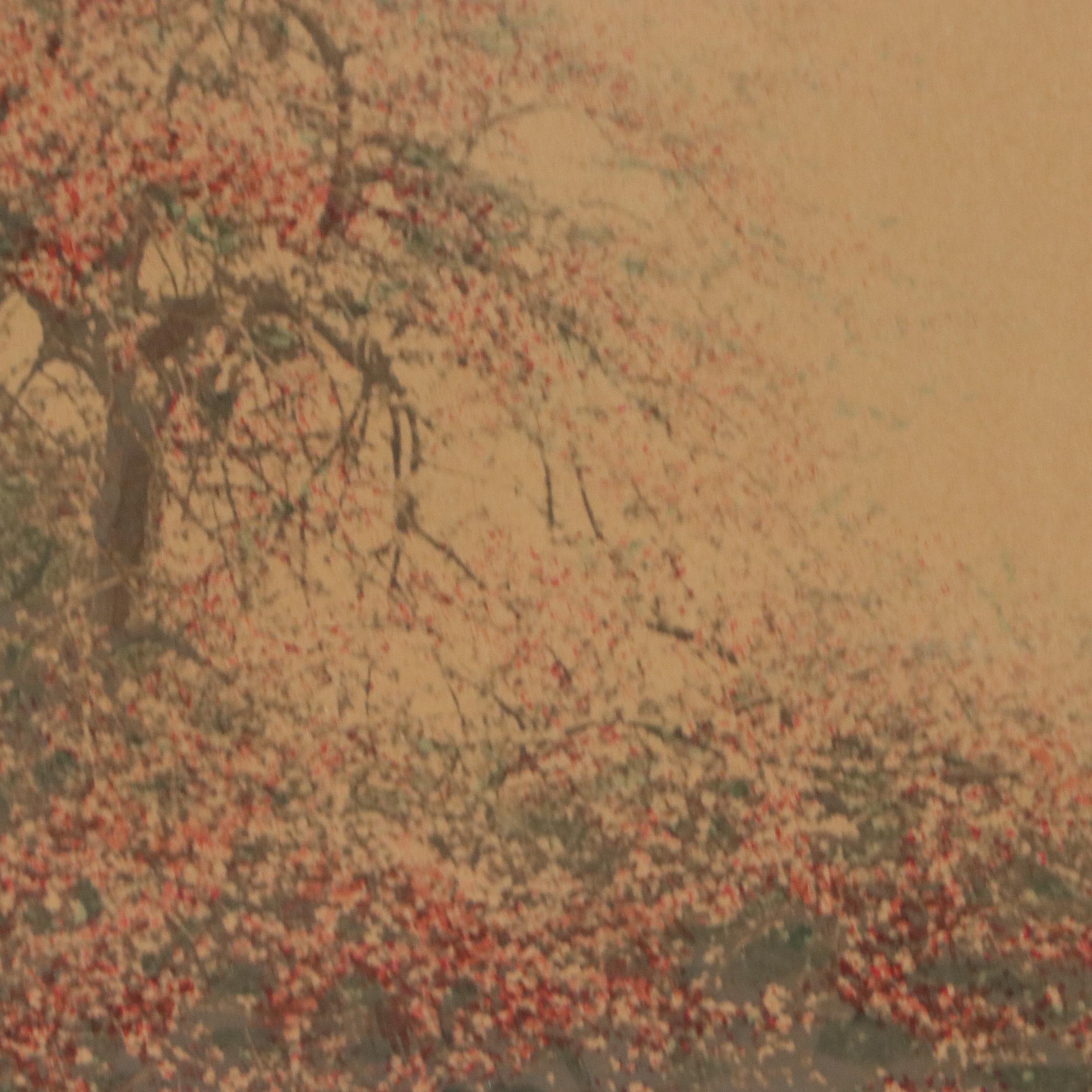 Wallace Nutting Hand-Colored Photograph "A Berkshire Beach"
