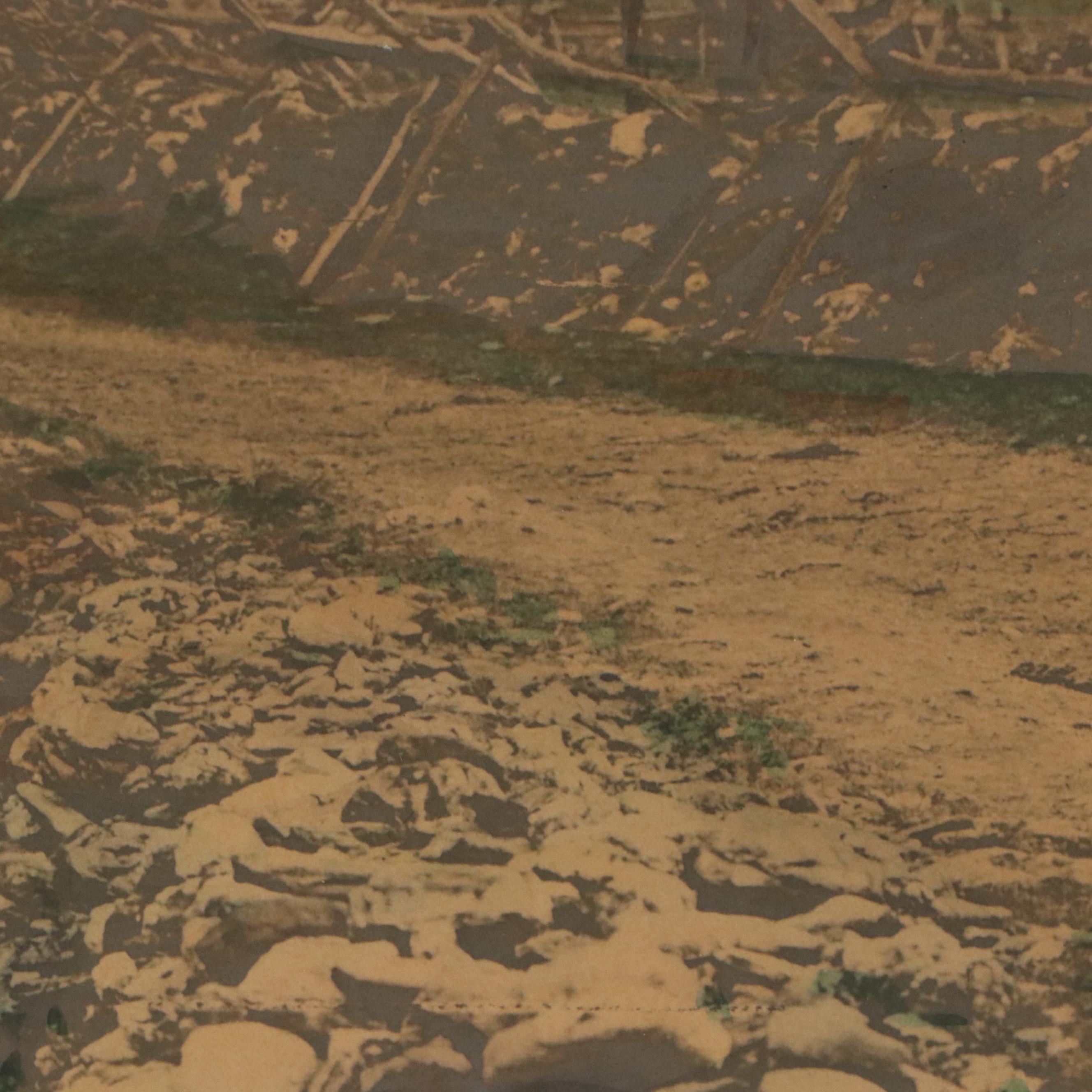 Wallace Nutting Hand-Colored Photograph "A Berkshire Beach"