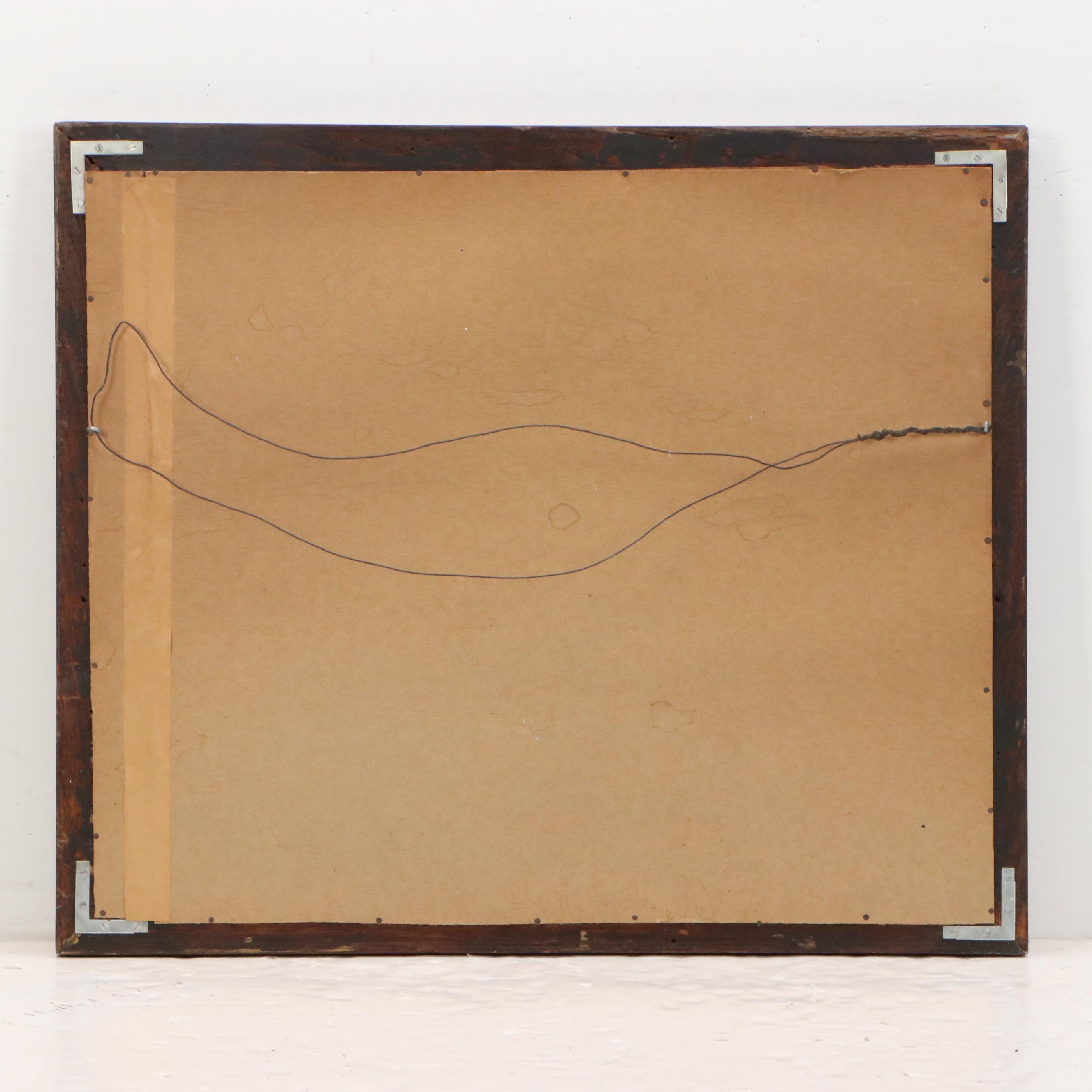 Wallace Nutting Hand-Colored Photograph "A Berkshire Beach"