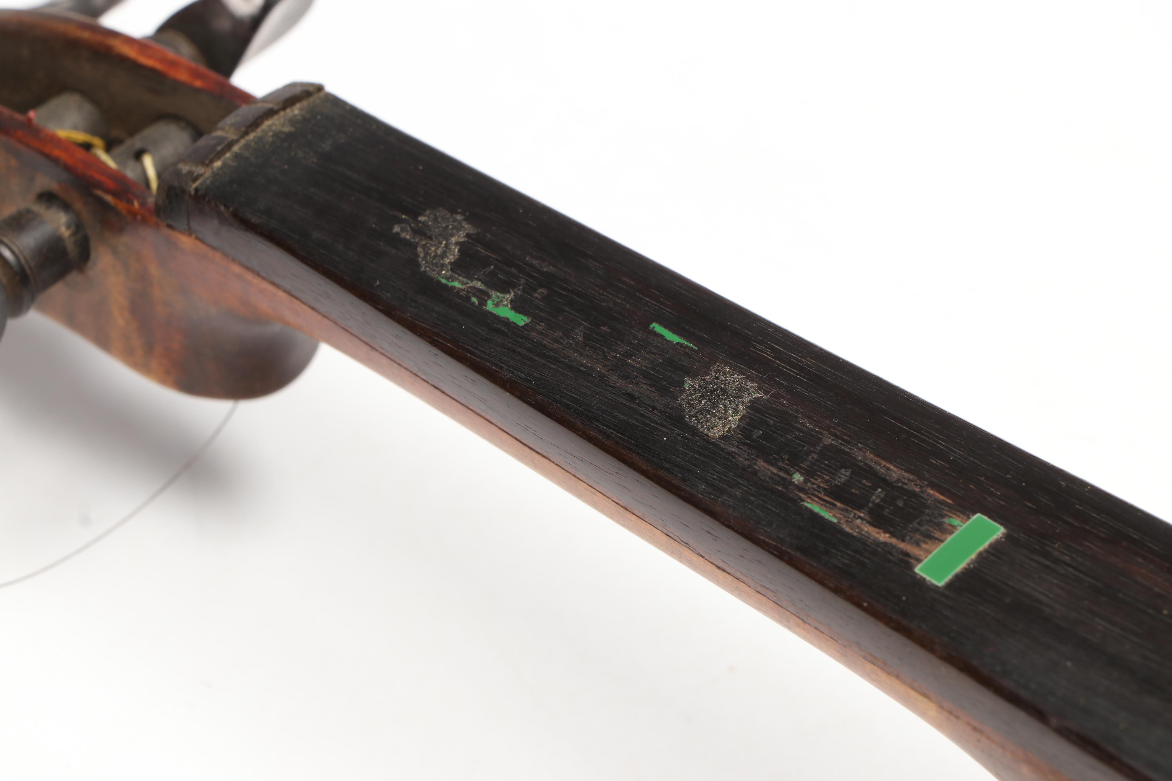 Full-Size Wood Violin with Bow and Case, Early 20th Century