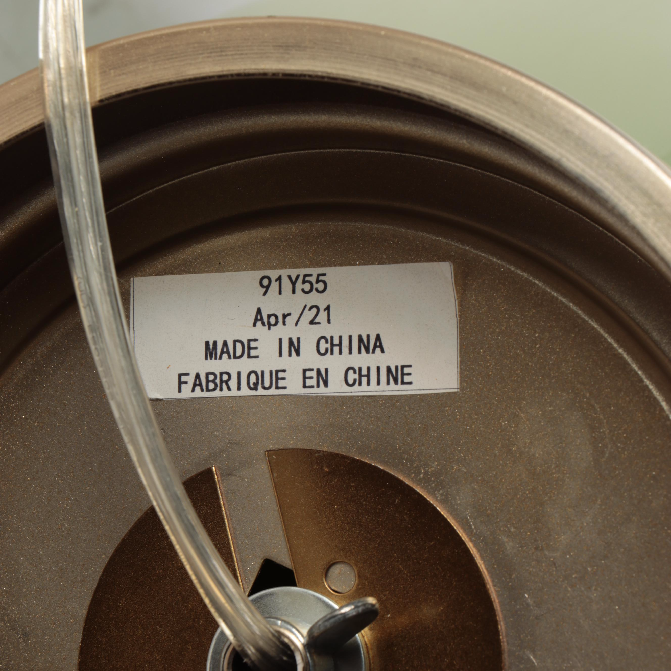 Color+Plus "Toby Majolica Green" Glass Table Lamps with Cotton Drum Shades, 2021