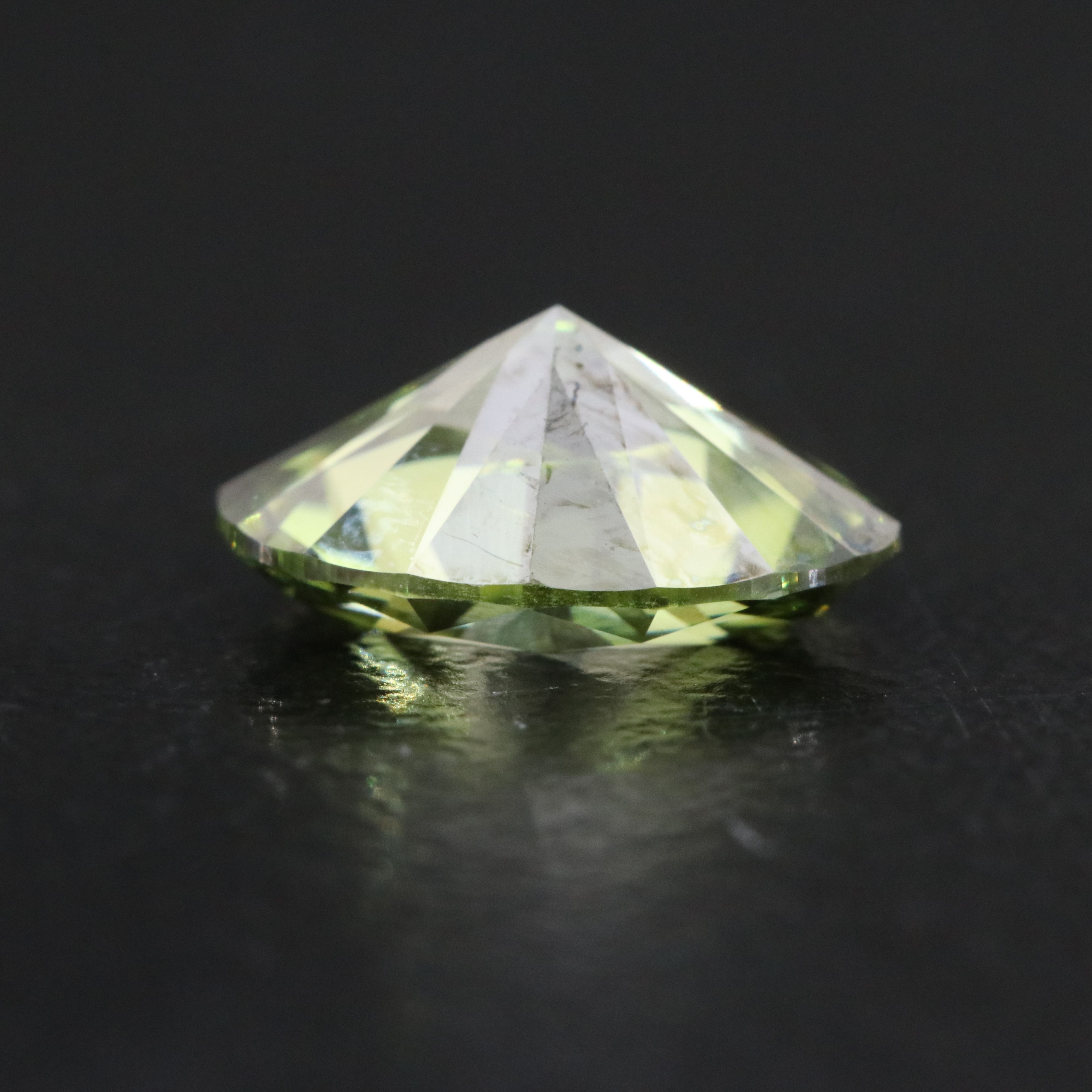 Loose 2.01 CT Lab Grown Fancy Green Diamond with IGI Report