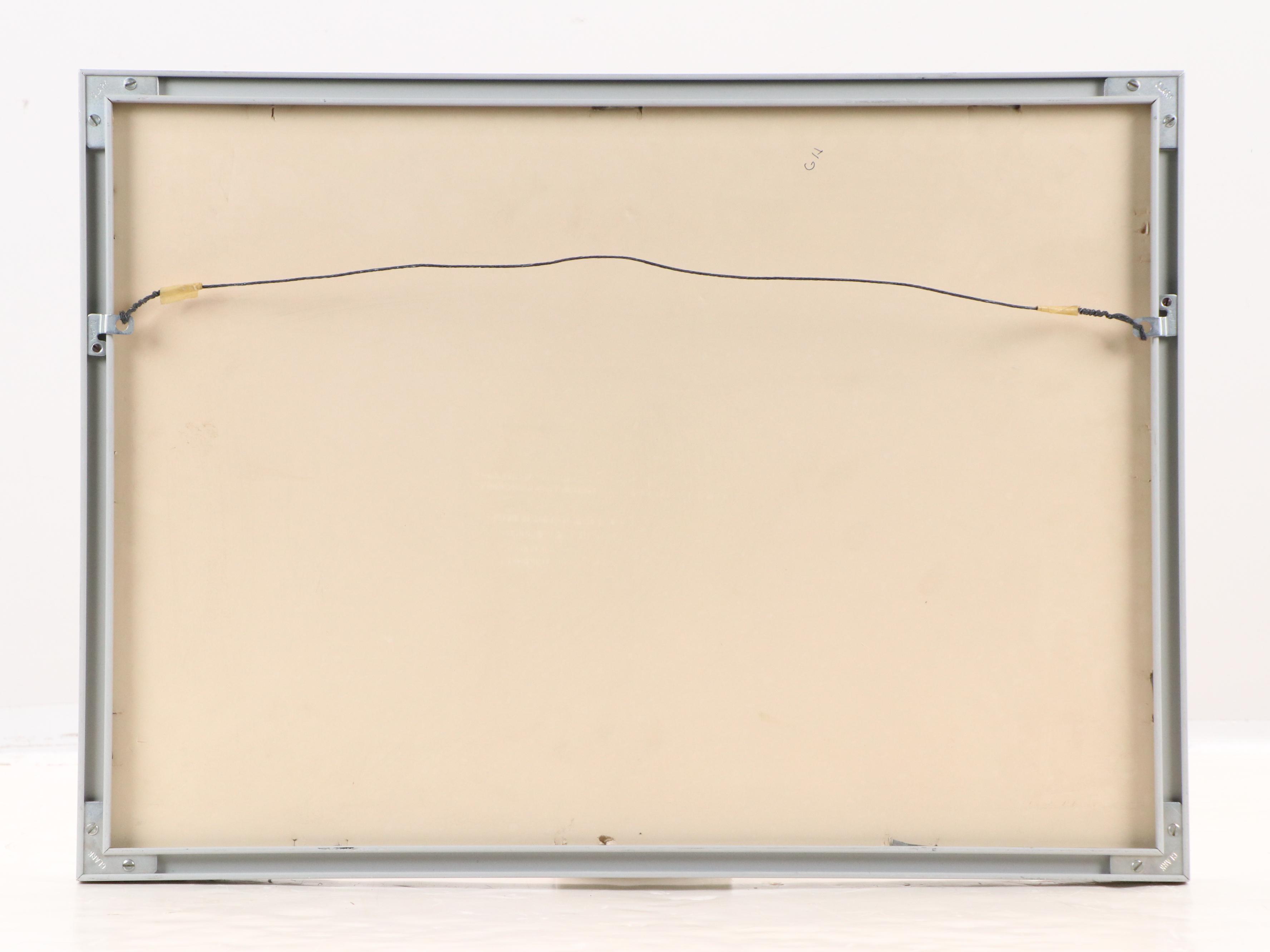 Chinese Hand-Painted Woodblock of Three Children on Stilts, Mid-20th Century