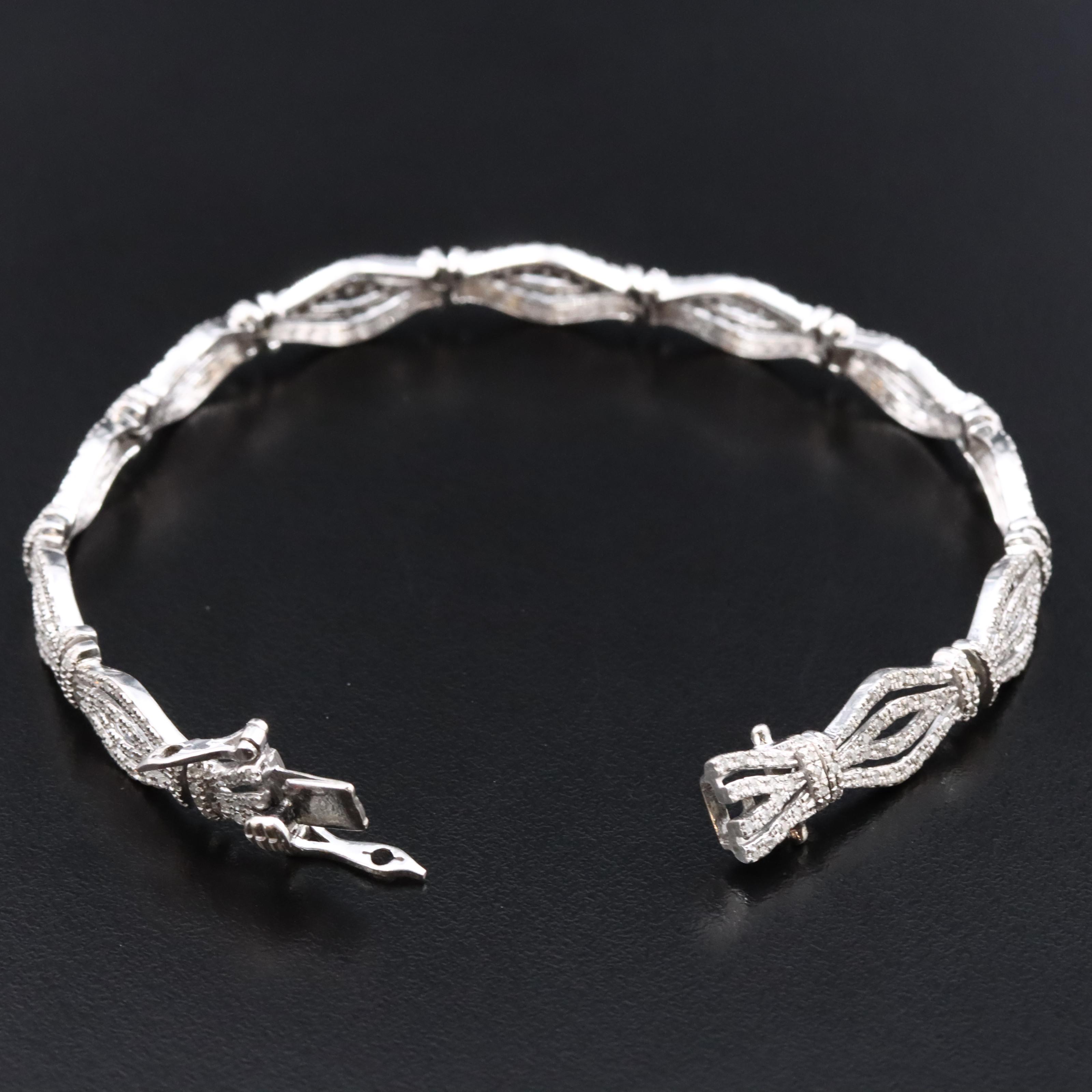 14K 1.08 CTW Diamond Bracelet