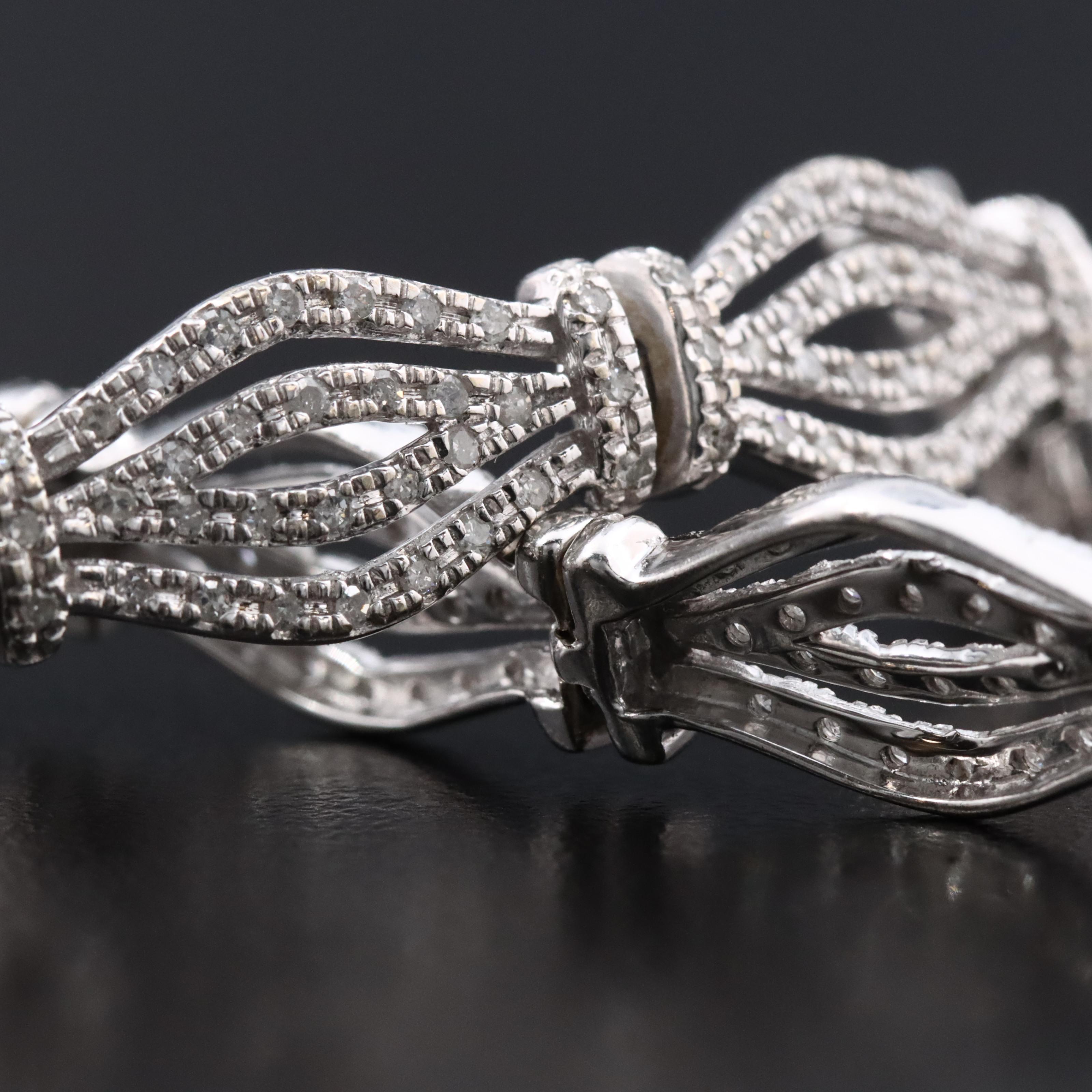 14K 1.08 CTW Diamond Bracelet