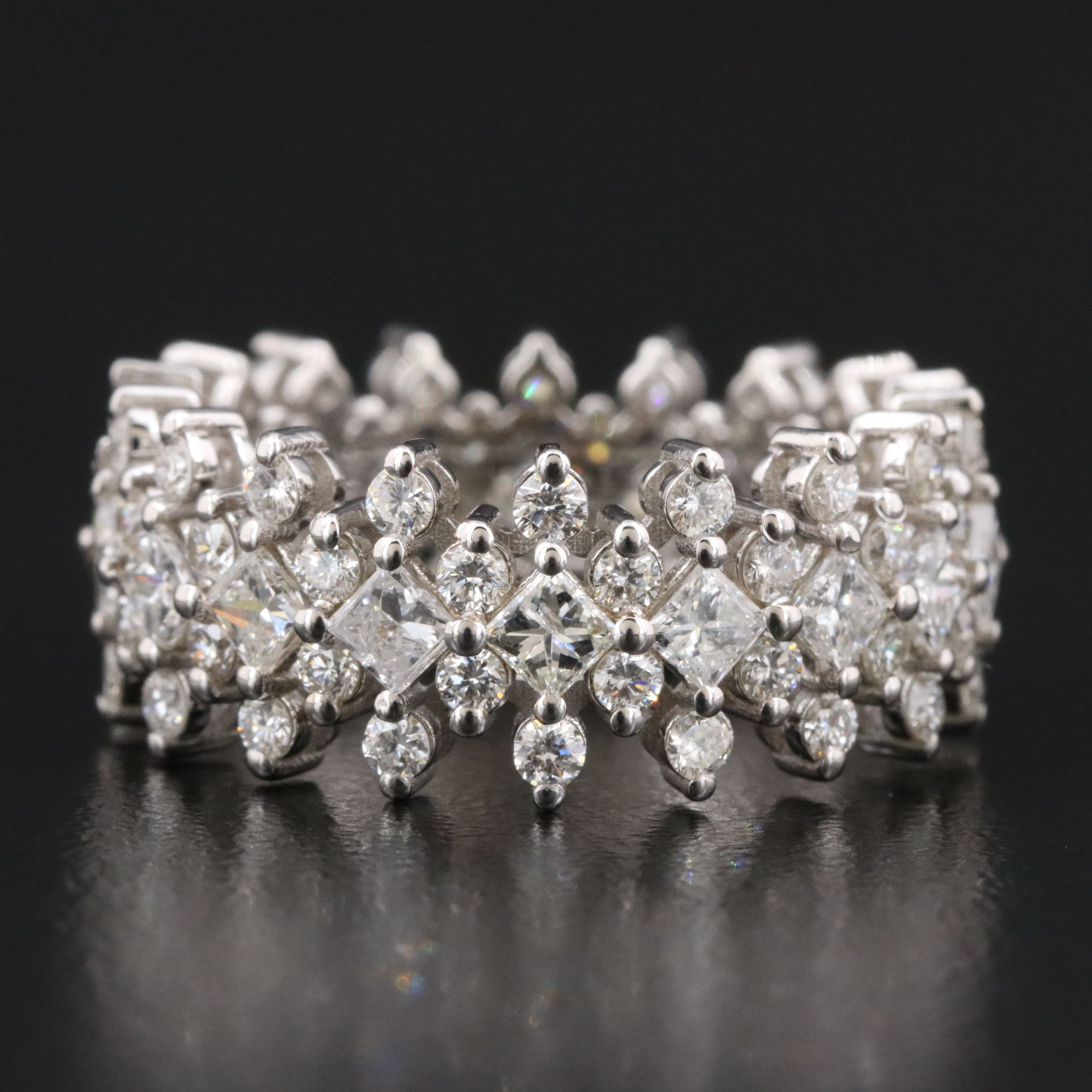 14K 3.16 CTW Diamond Eternity Band