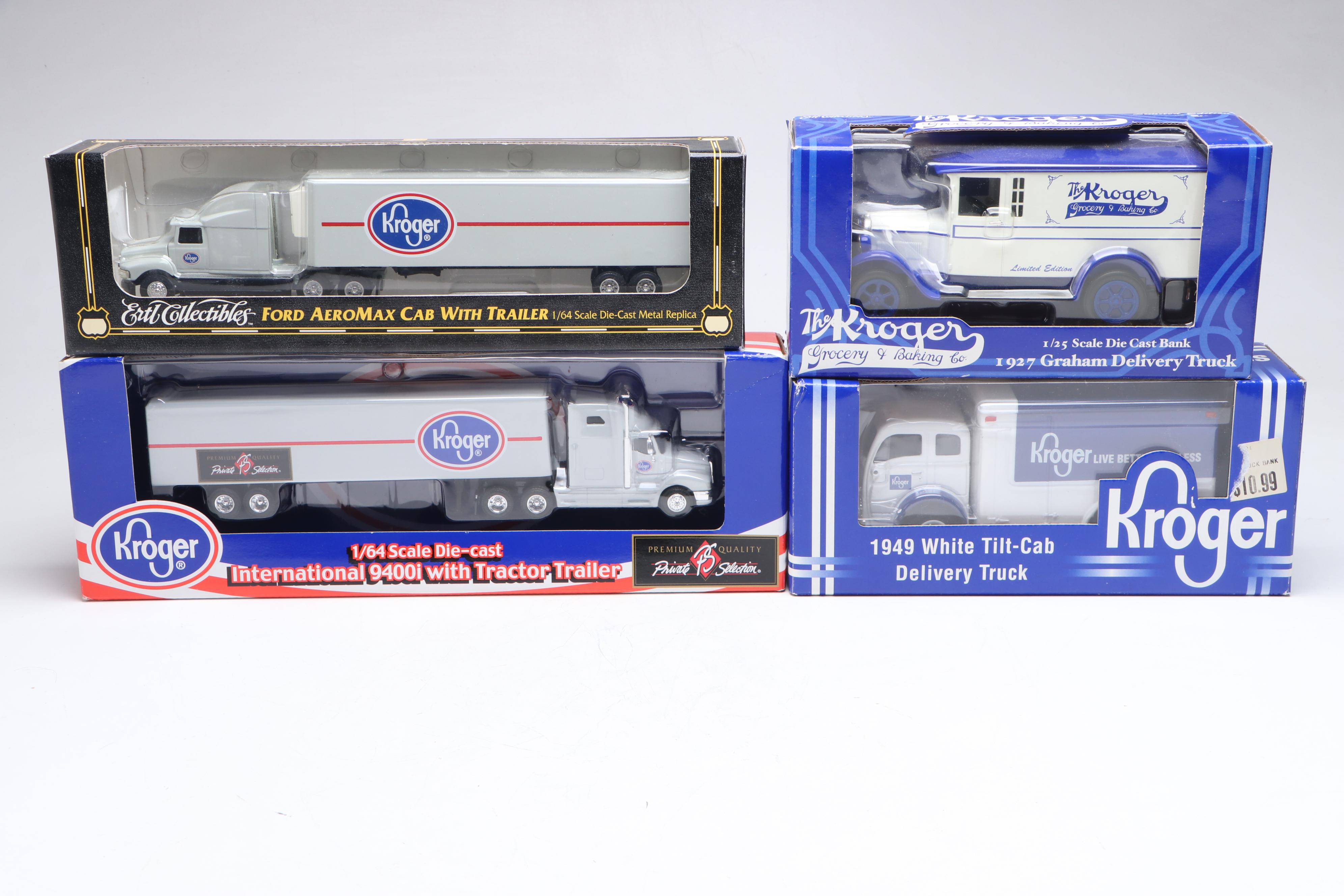ERTL Kroger Delivery, 18-Wheeler and More Diecast Trucks