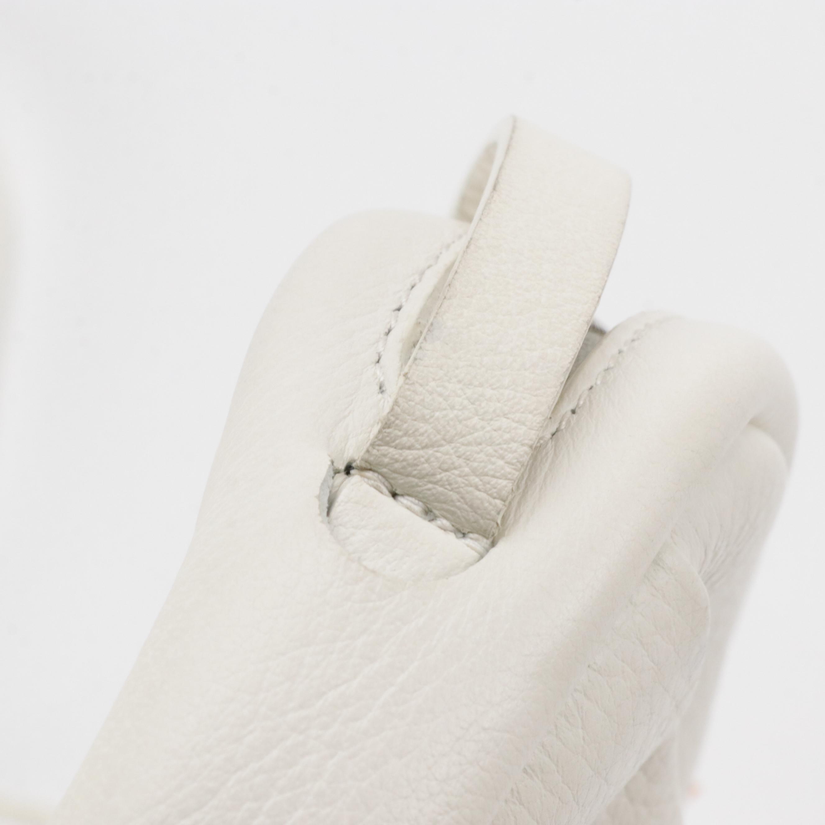 Balenciaga Small Everyday Camera Bag in White Calfskin Leather