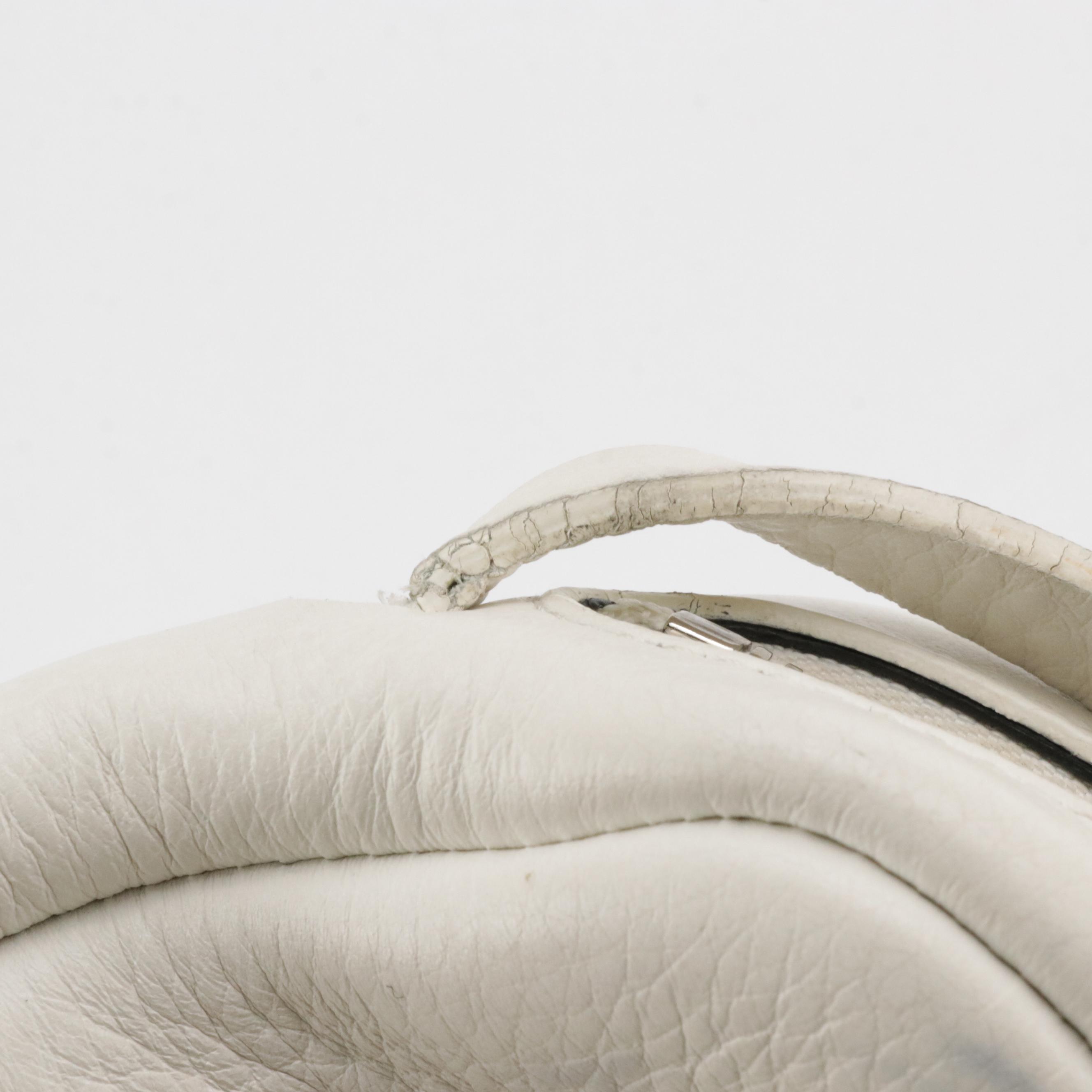 Balenciaga Small Everyday Camera Bag in White Calfskin Leather