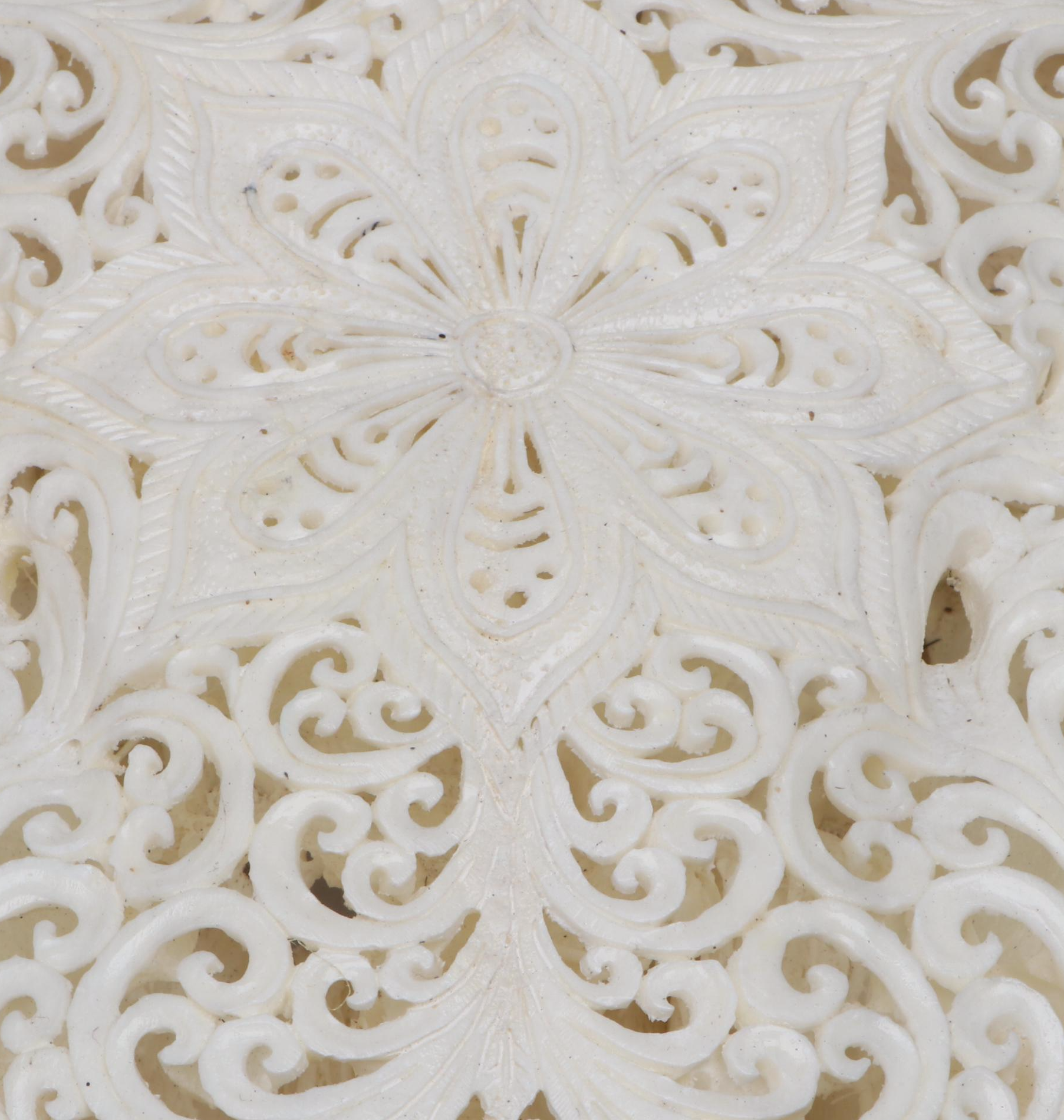 Hand-Carved Steer Skull