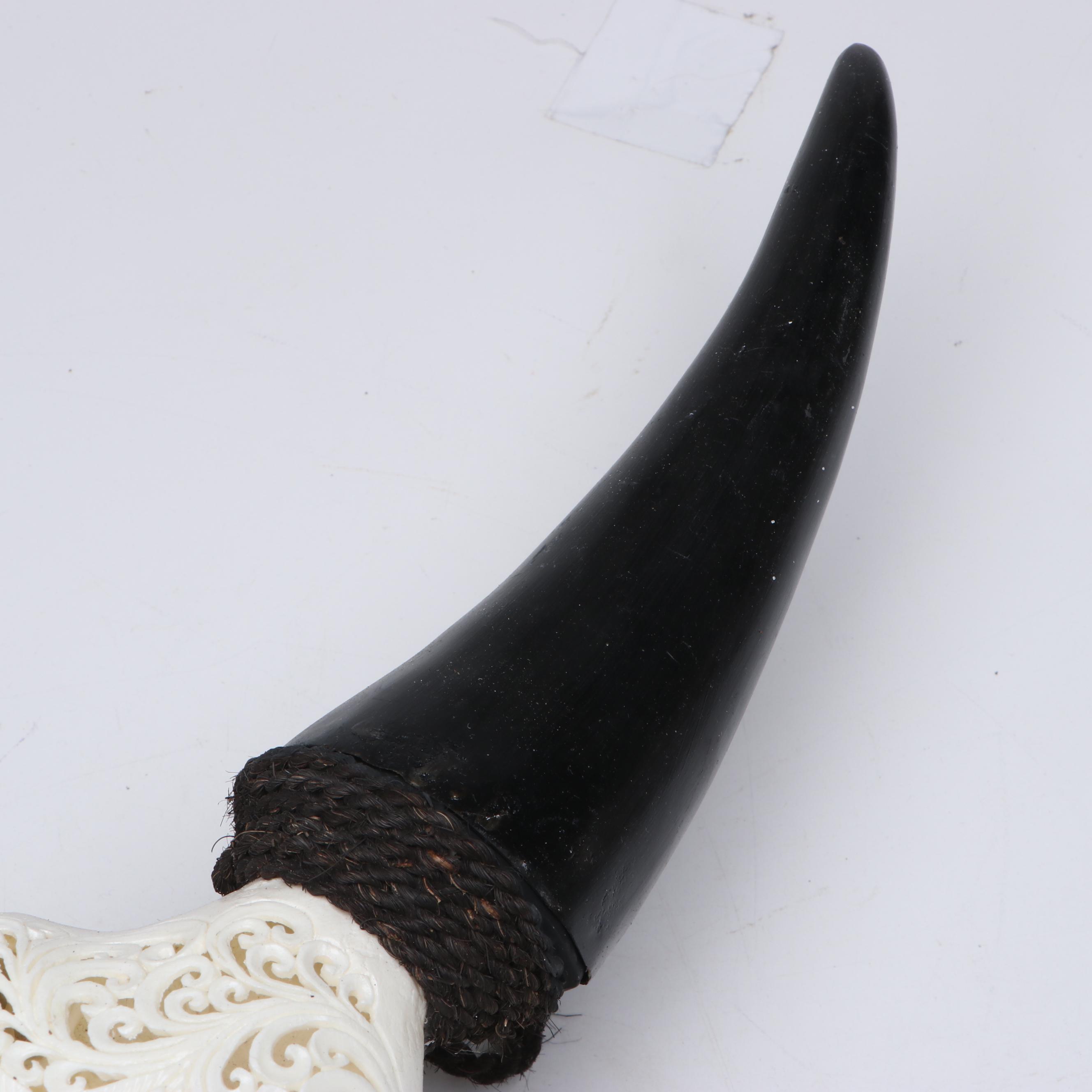 Hand-Carved Steer Skull