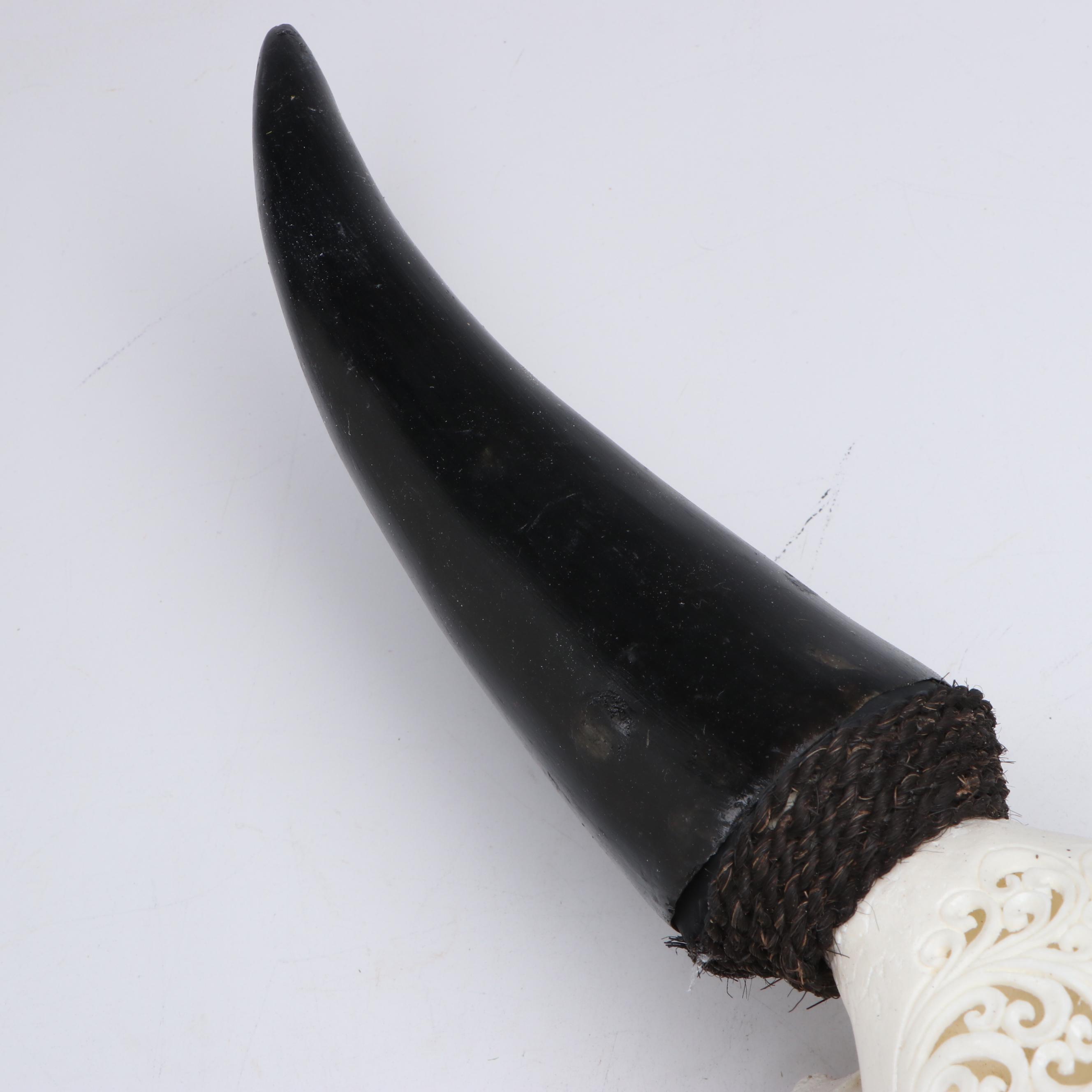 Hand-Carved Steer Skull