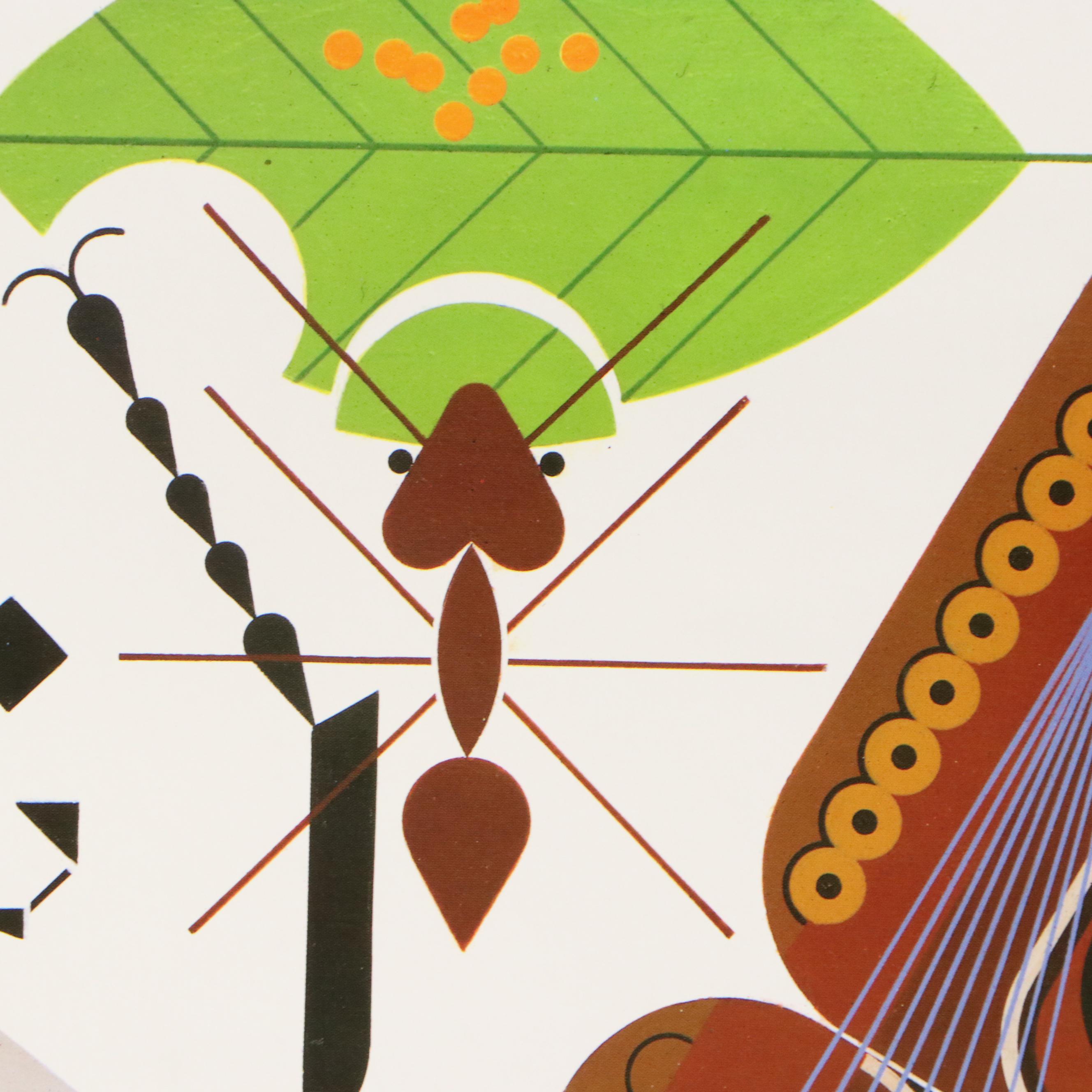 Charley Harper Cincinnati Zoo Poster "Insect World," 1987