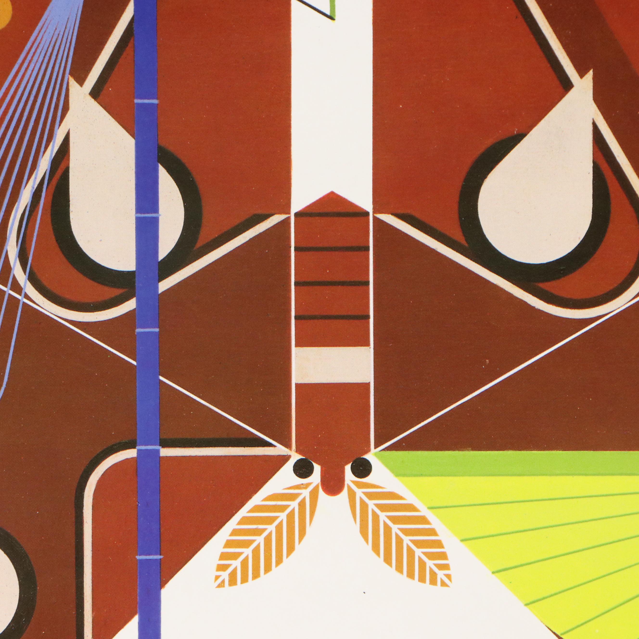 Charley Harper Cincinnati Zoo Poster "Insect World," 1987