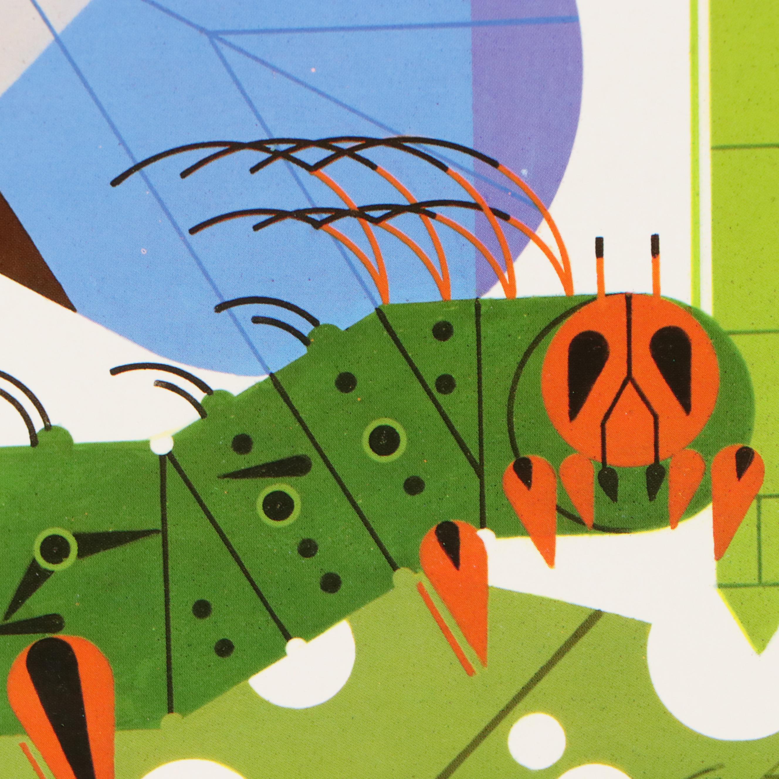 Charley Harper Cincinnati Zoo Poster "Insect World," 1987